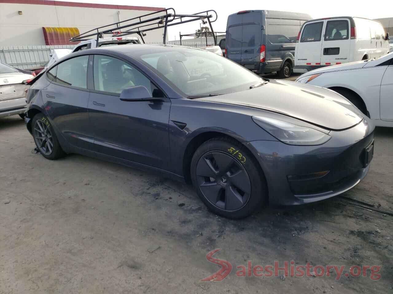 5YJ3E1EB8NF190329 2022 TESLA MODEL 3