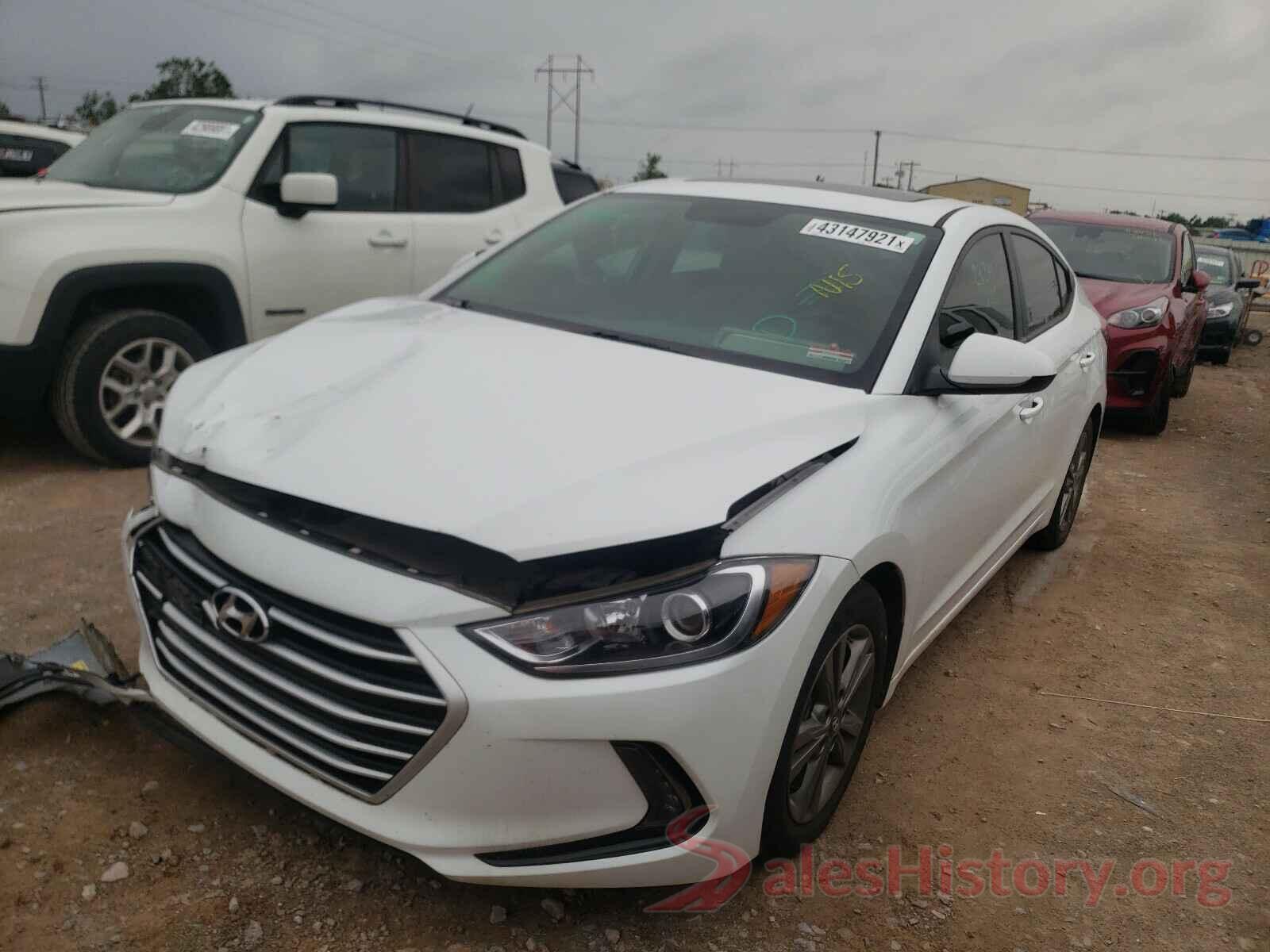 5NPD84LF7JH342857 2018 HYUNDAI ELANTRA