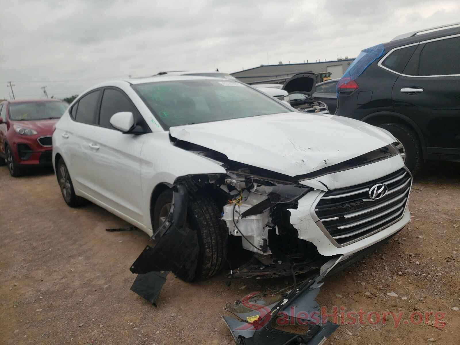 5NPD84LF7JH342857 2018 HYUNDAI ELANTRA