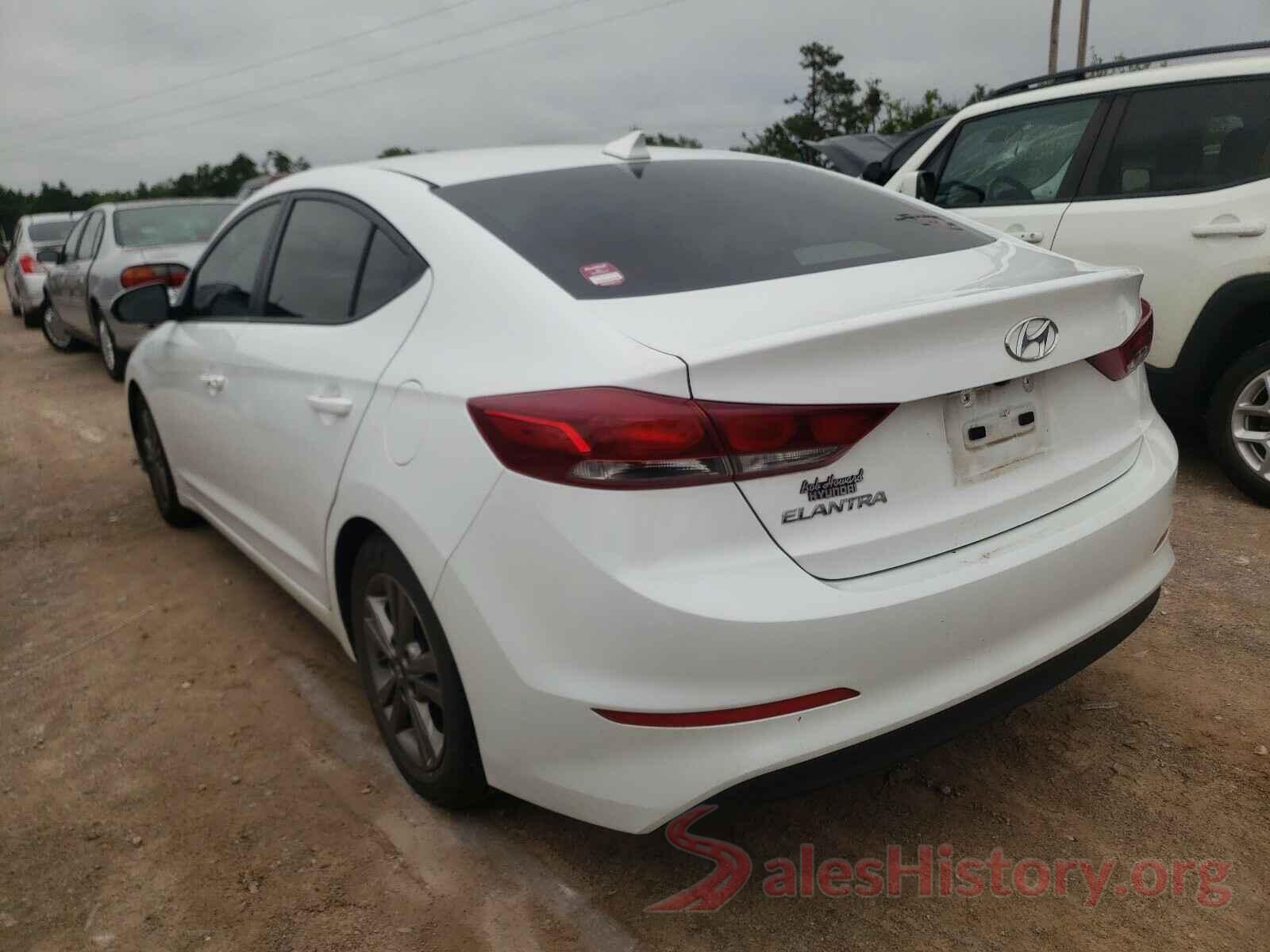 5NPD84LF7JH342857 2018 HYUNDAI ELANTRA