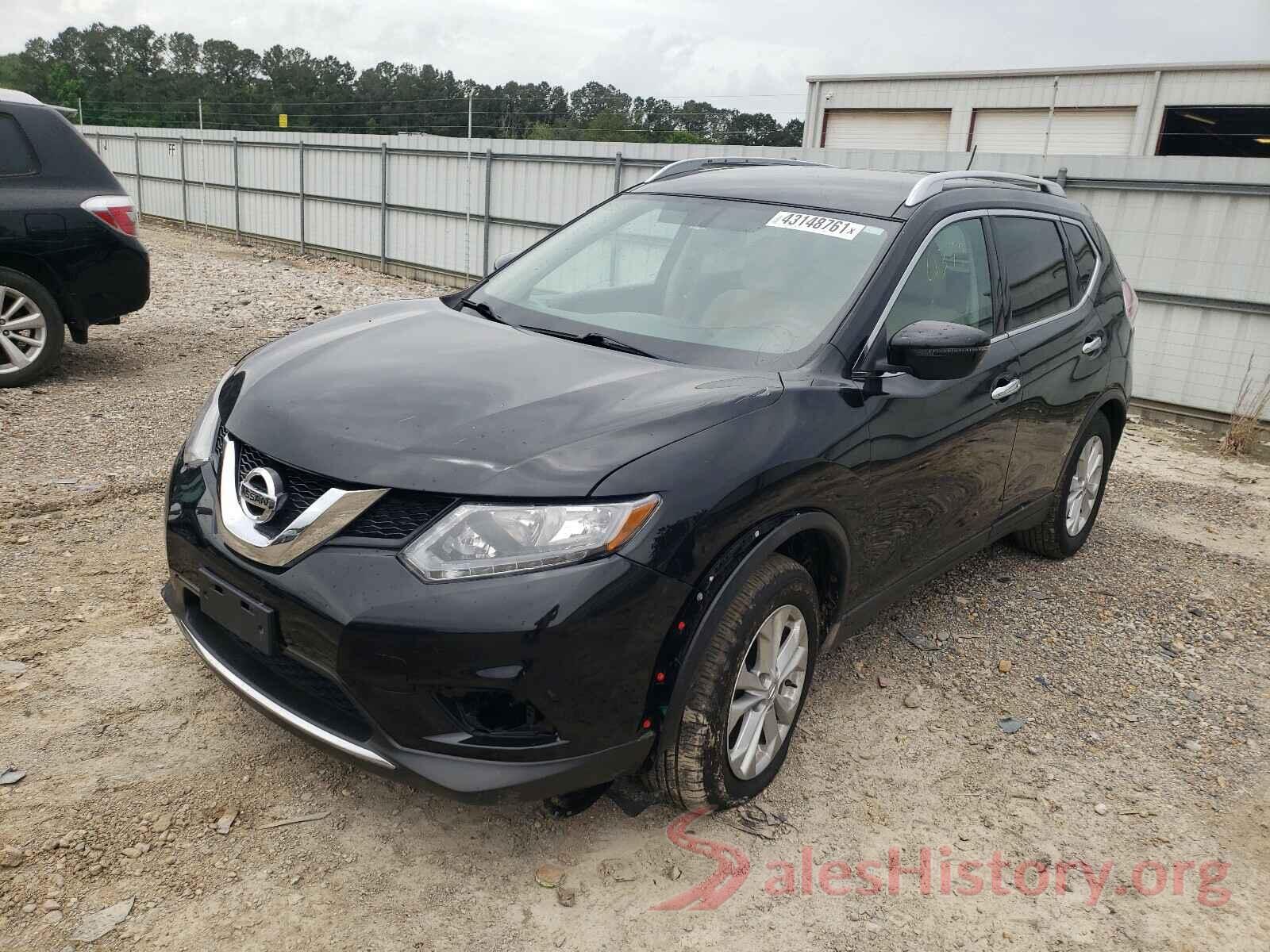 KNMAT2MV2GP671460 2016 NISSAN ROGUE