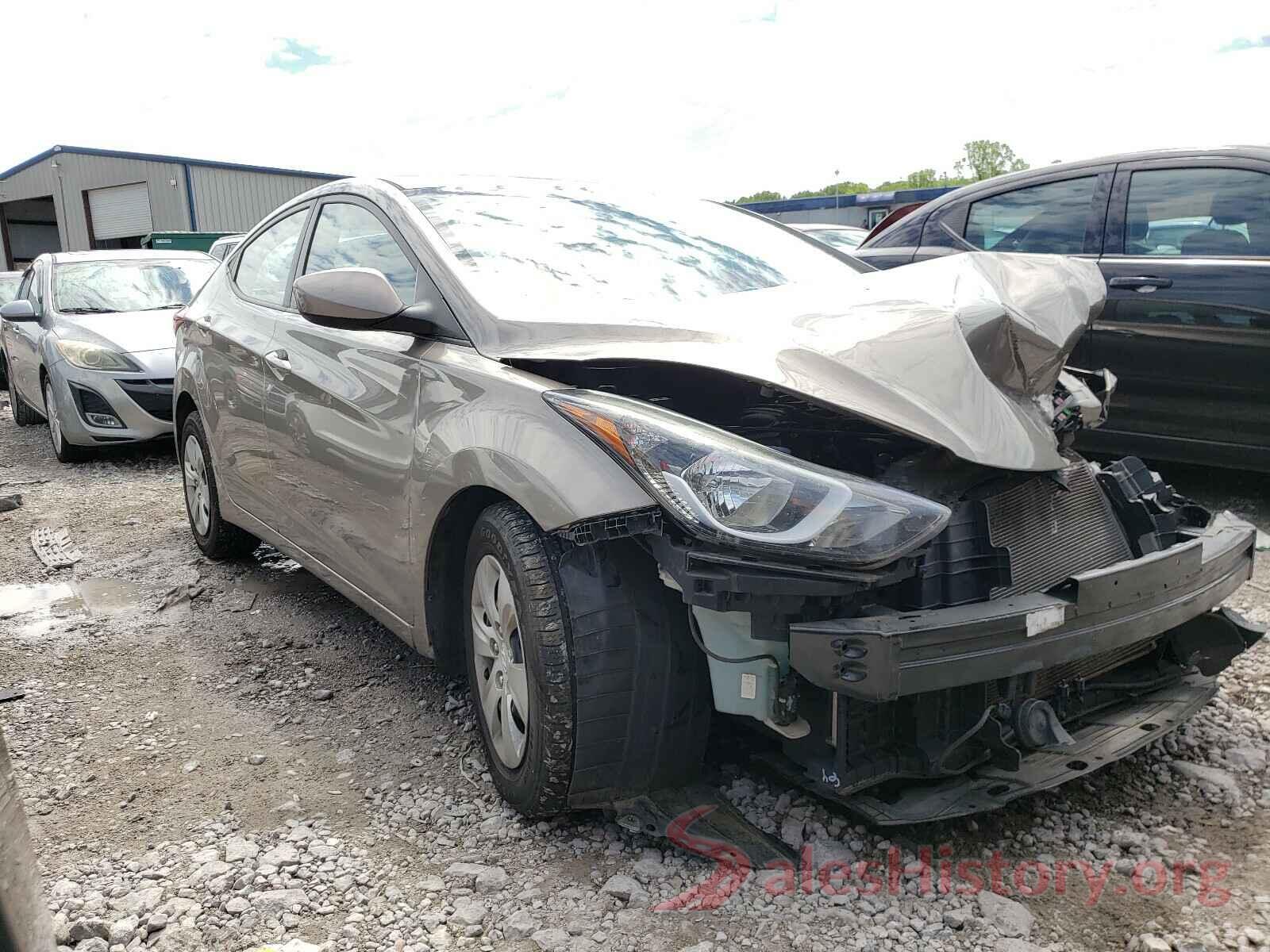 5NPDH4AEXGH690106 2016 HYUNDAI ELANTRA