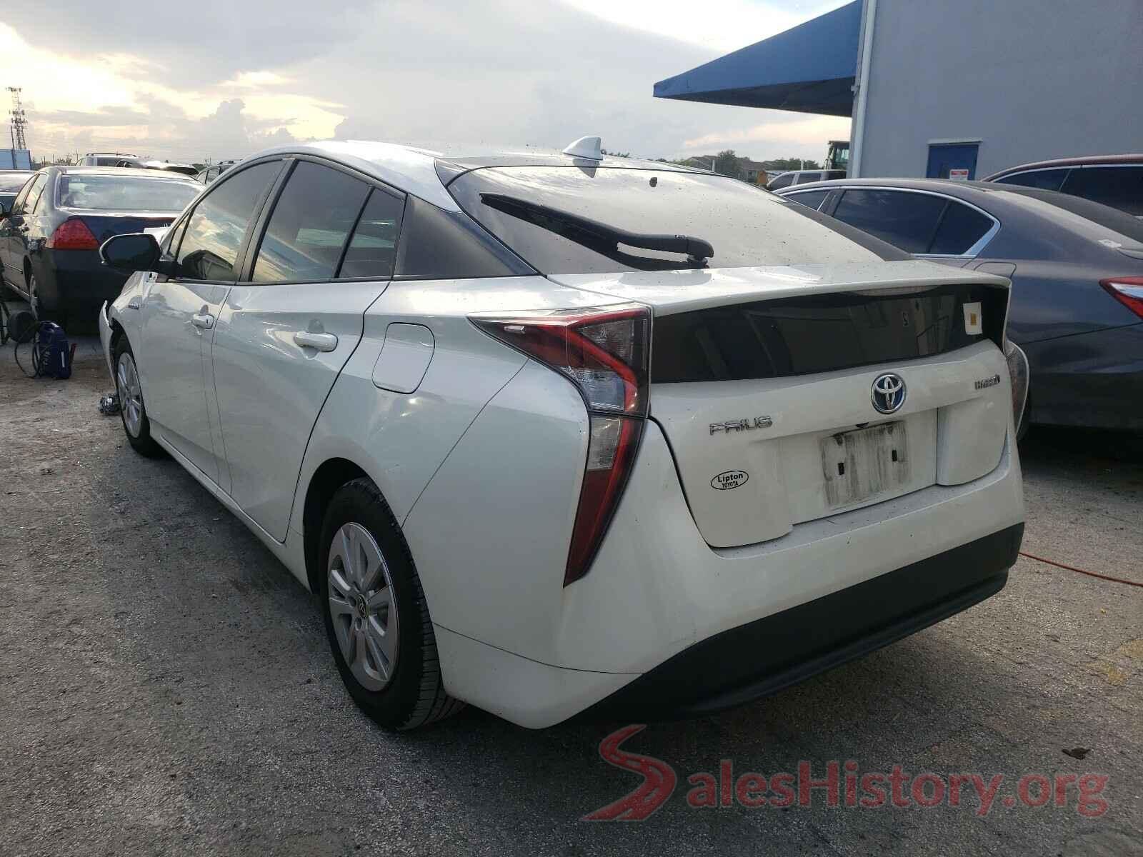 JTDKBRFU4G3001629 2016 TOYOTA PRIUS