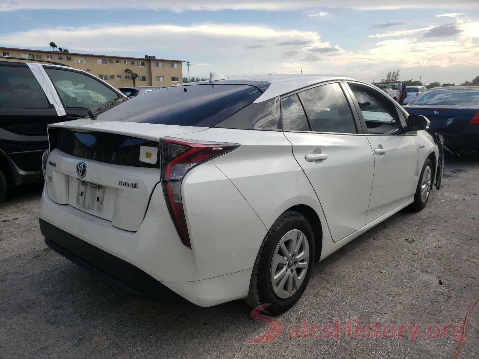 JTDKBRFU4G3001629 2016 TOYOTA PRIUS