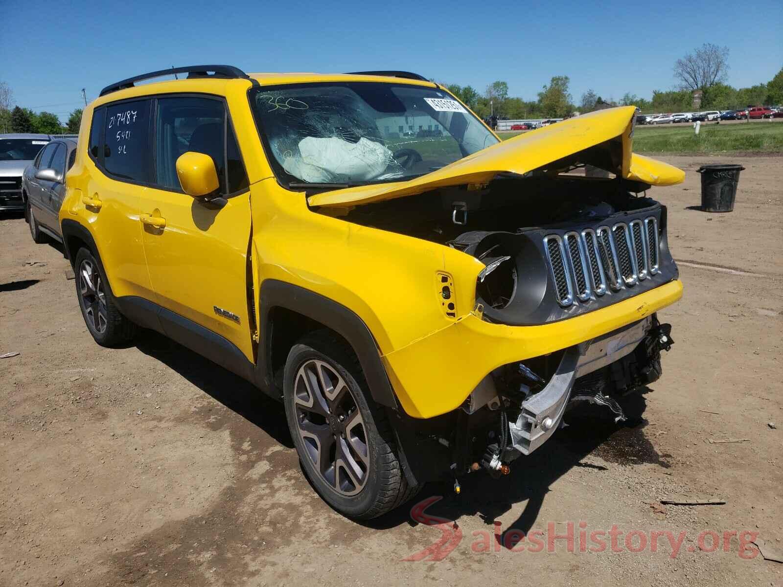 ZACCJABT4GPD82156 2016 JEEP RENEGADE