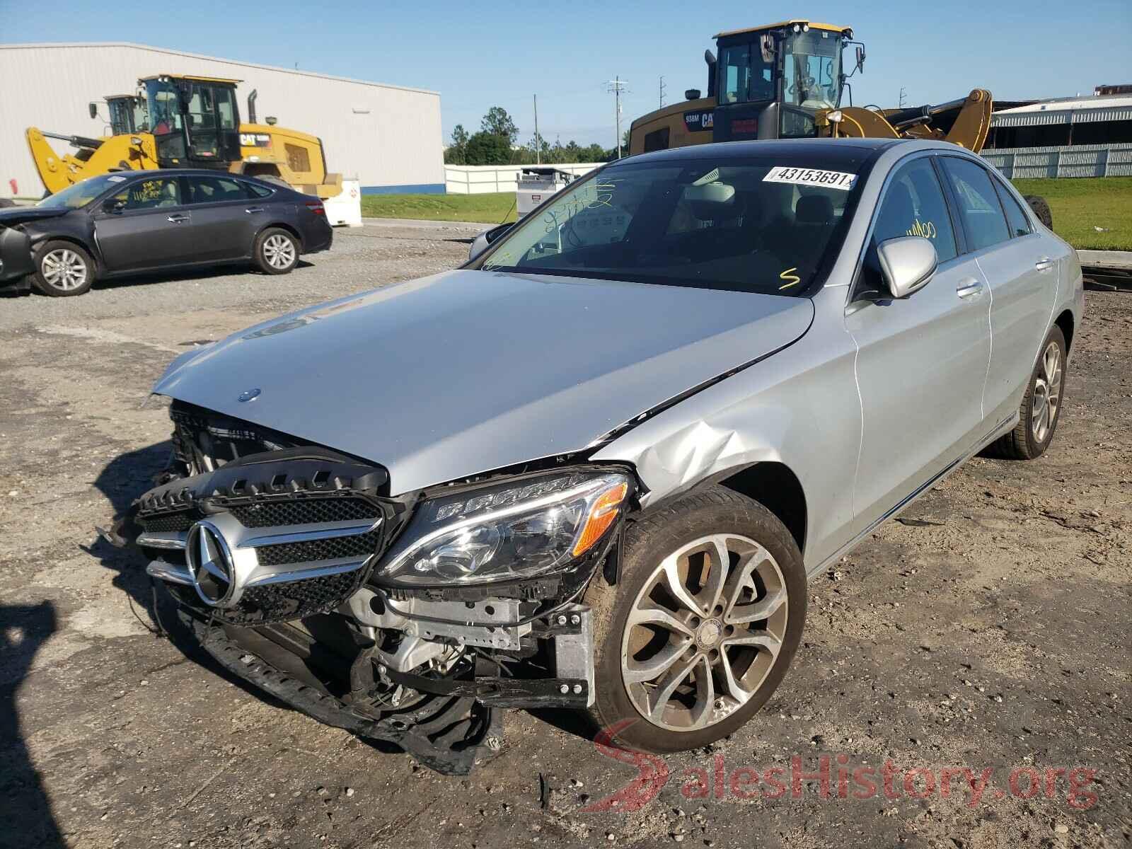 55SWF4KB4HU183302 2017 MERCEDES-BENZ C CLASS