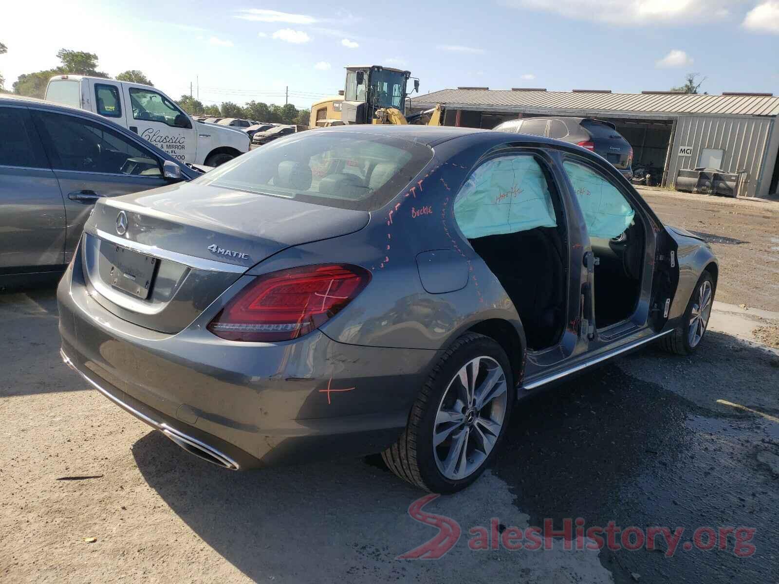 55SWF8EBXKU284760 2019 MERCEDES-BENZ C CLASS