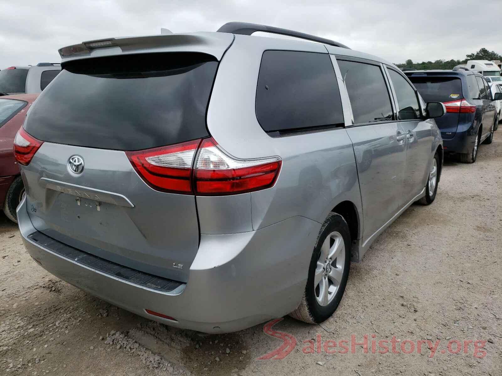 5TDKZ3DC1KS019421 2019 TOYOTA SIENNA