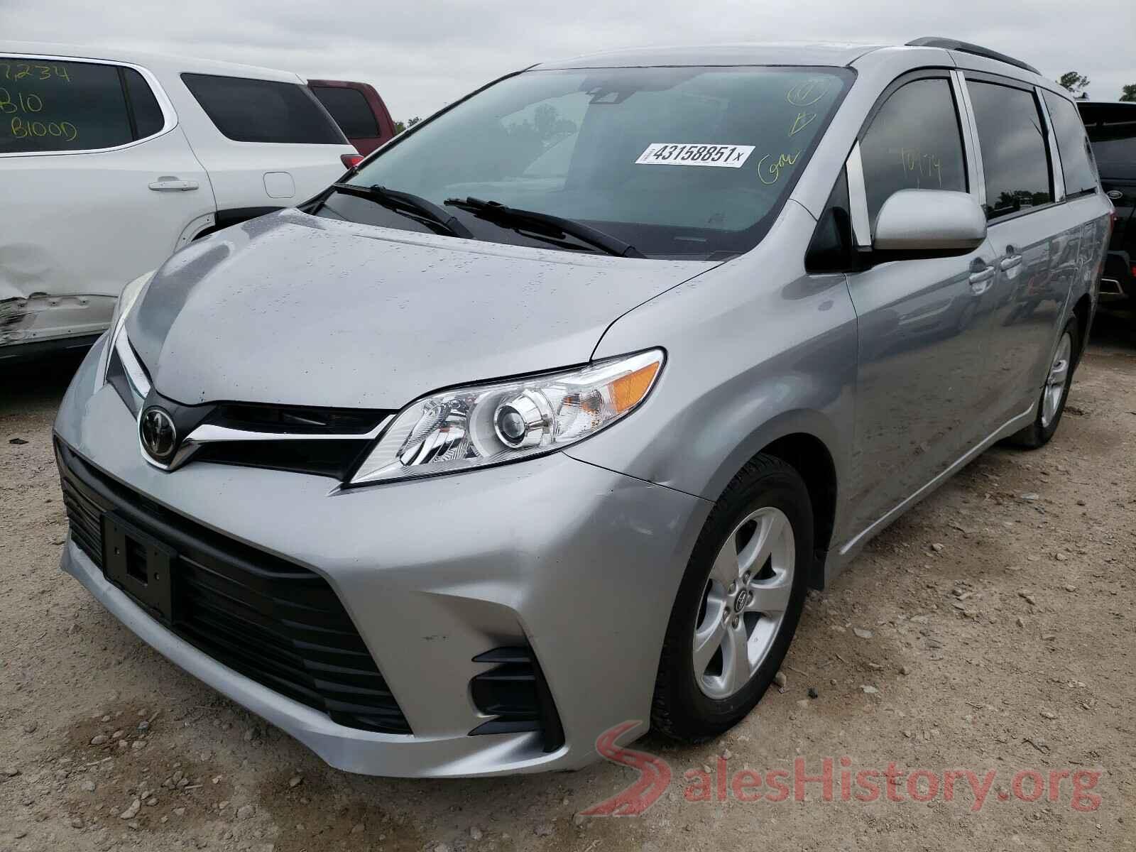 5TDKZ3DC1KS019421 2019 TOYOTA SIENNA