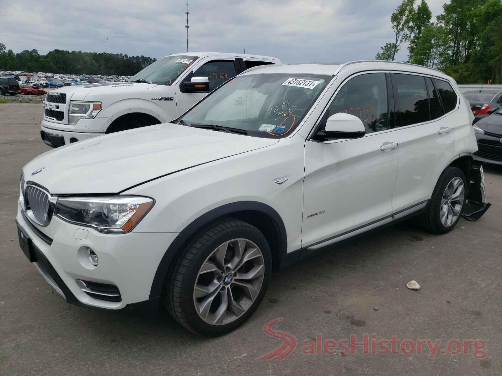 5UXWX7C35H0U43422 2017 BMW X3