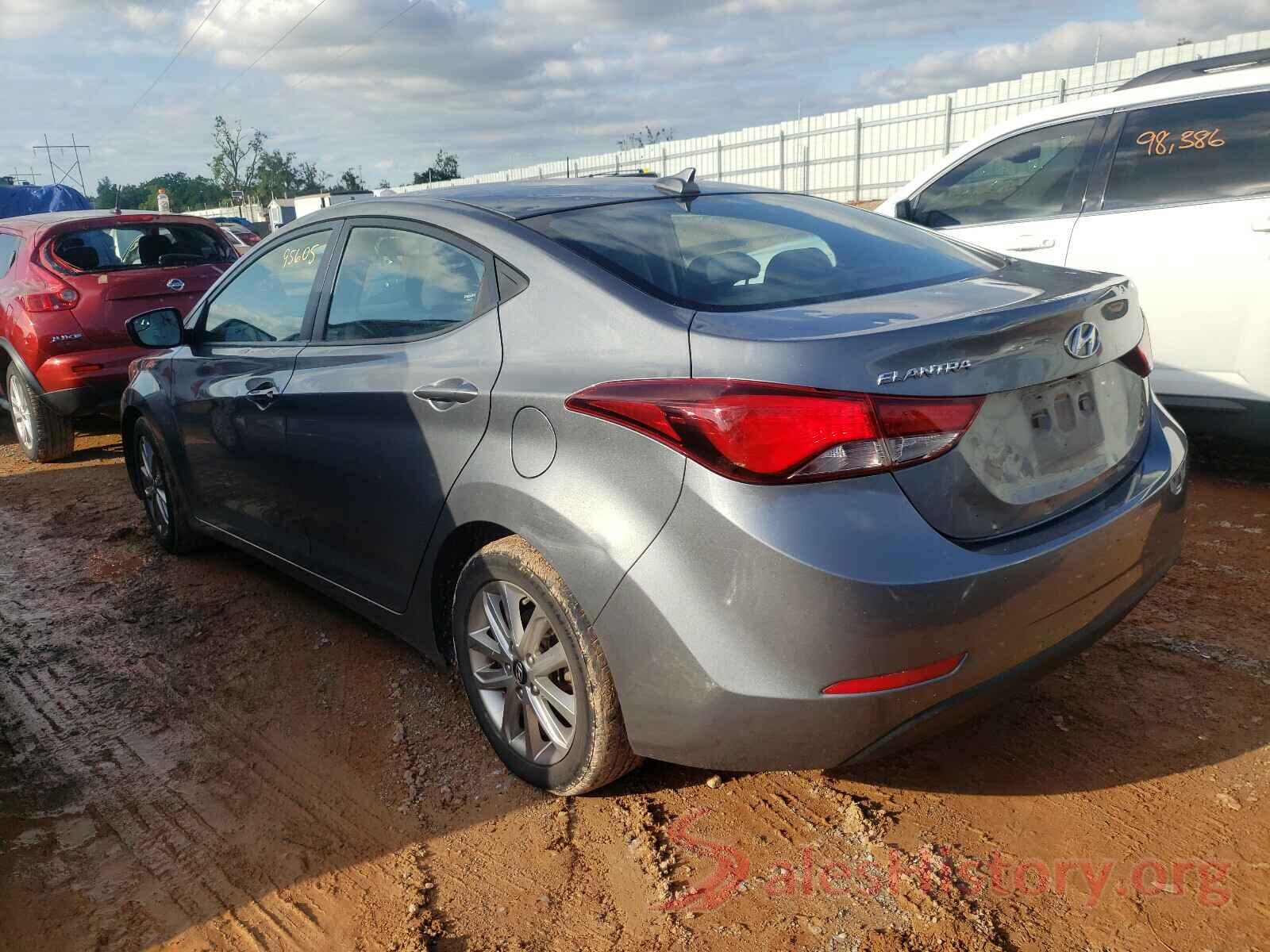 KMHDH4AE4GU623194 2016 HYUNDAI ELANTRA