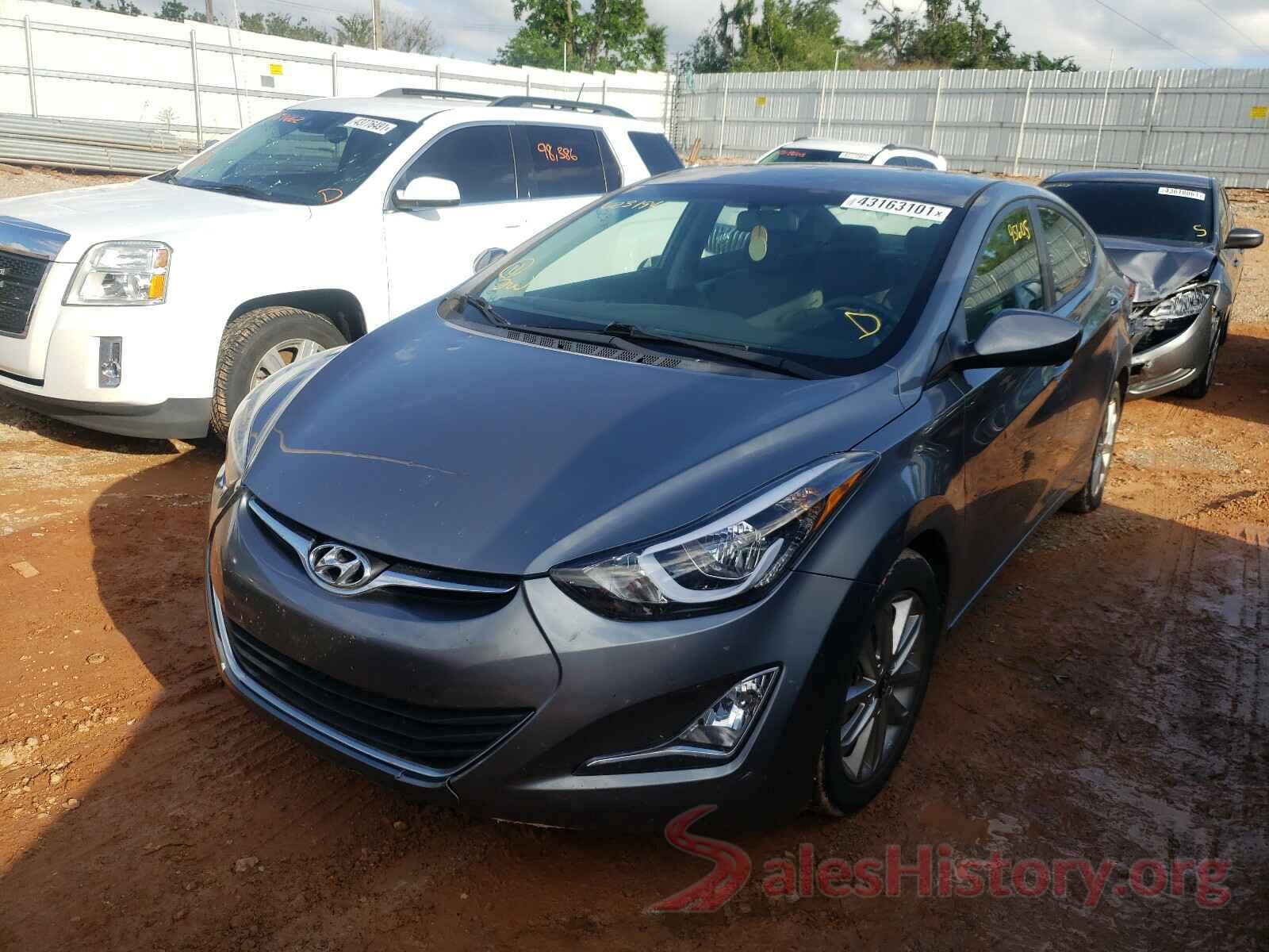 KMHDH4AE4GU623194 2016 HYUNDAI ELANTRA