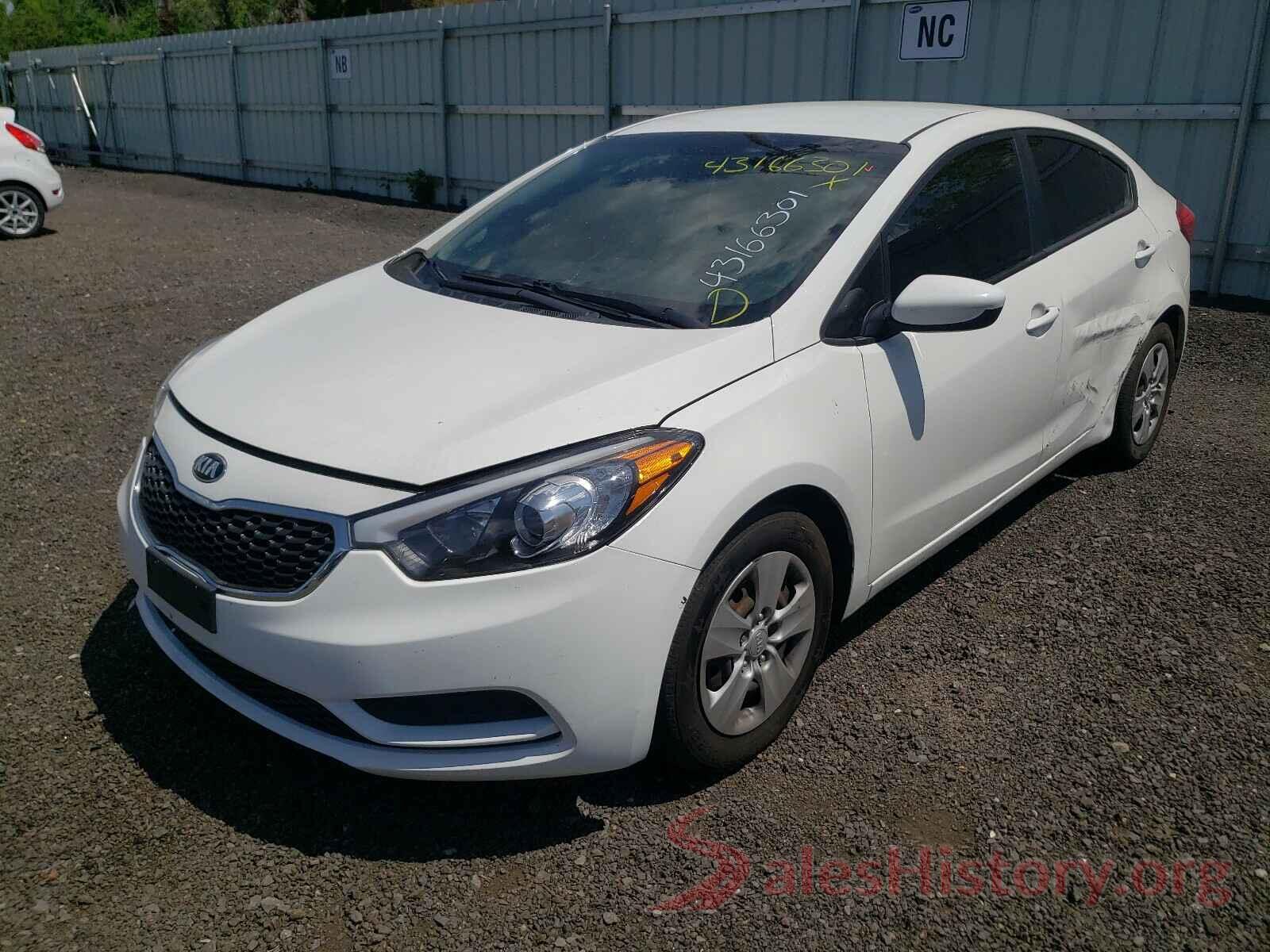 KNAFK4A65G5501507 2016 KIA FORTE