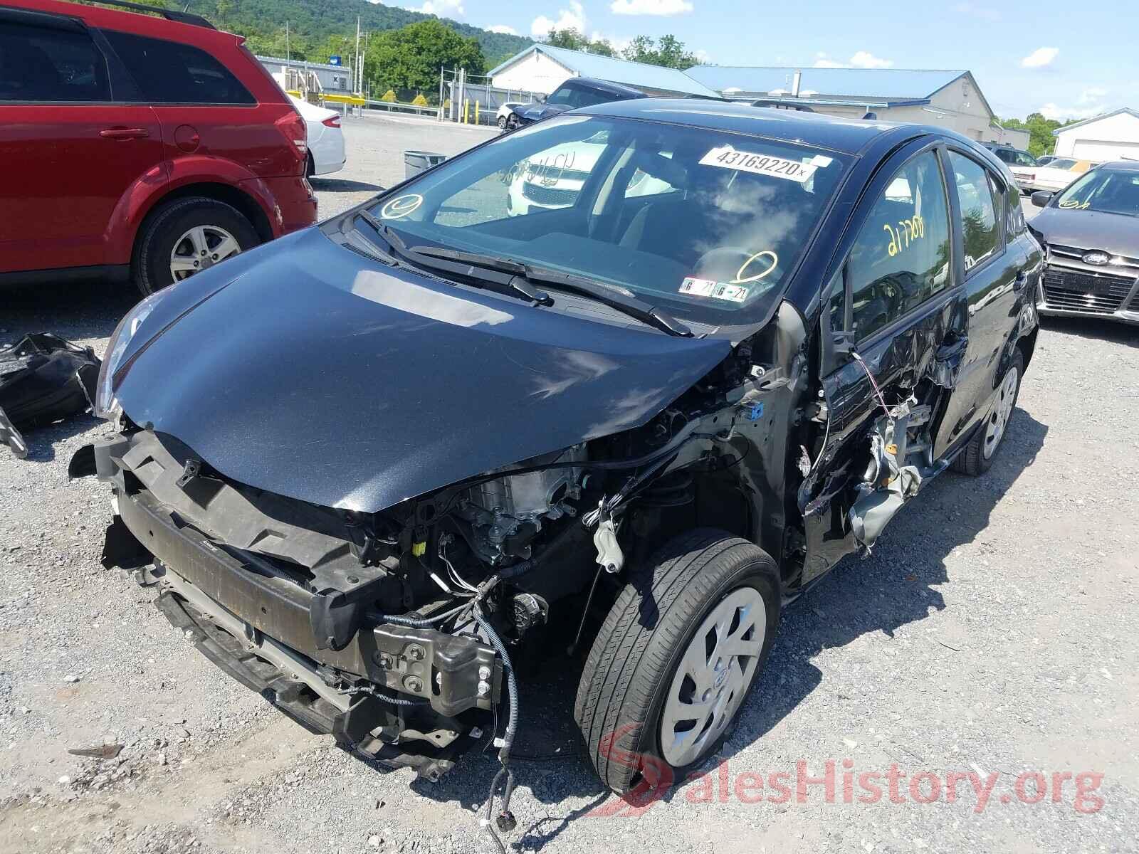 JTDKDTB30G1136624 2016 TOYOTA PRIUS