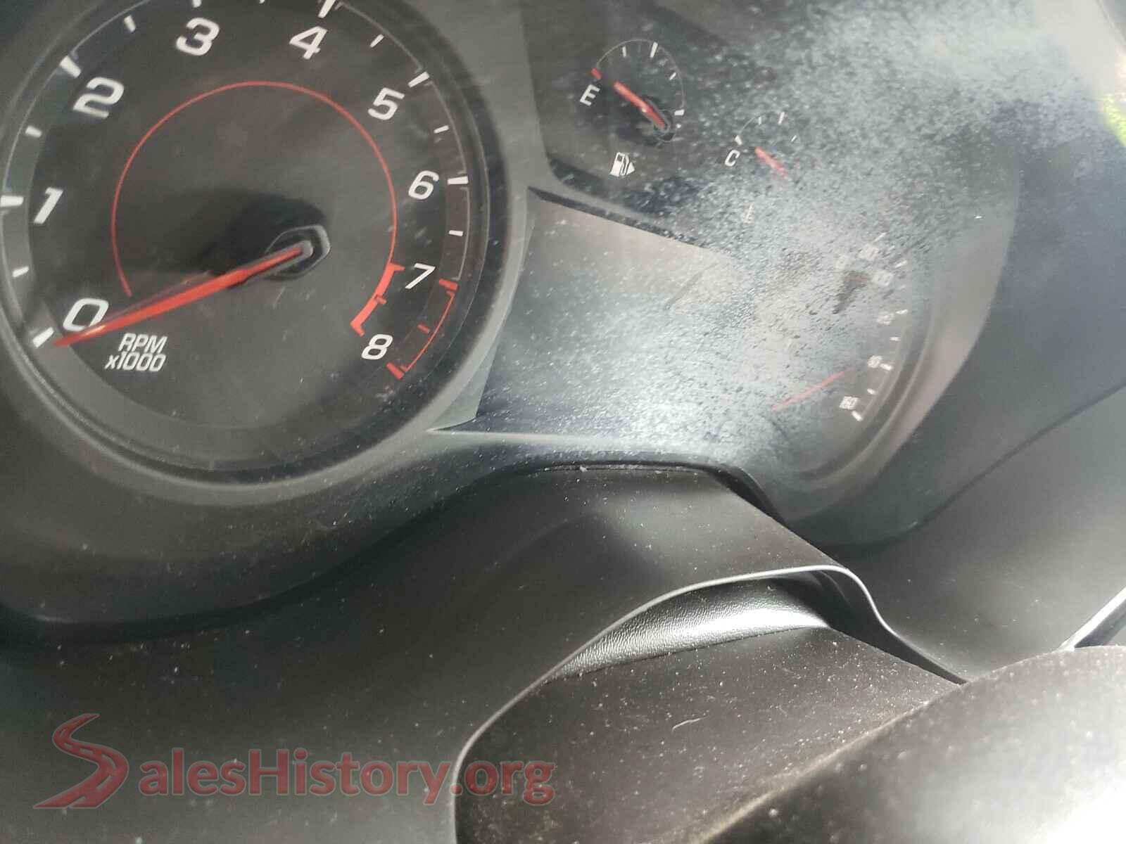 2016 CHEVROLET CAMARO VIN 1G1FB1RS9G0171962, interior dashboard