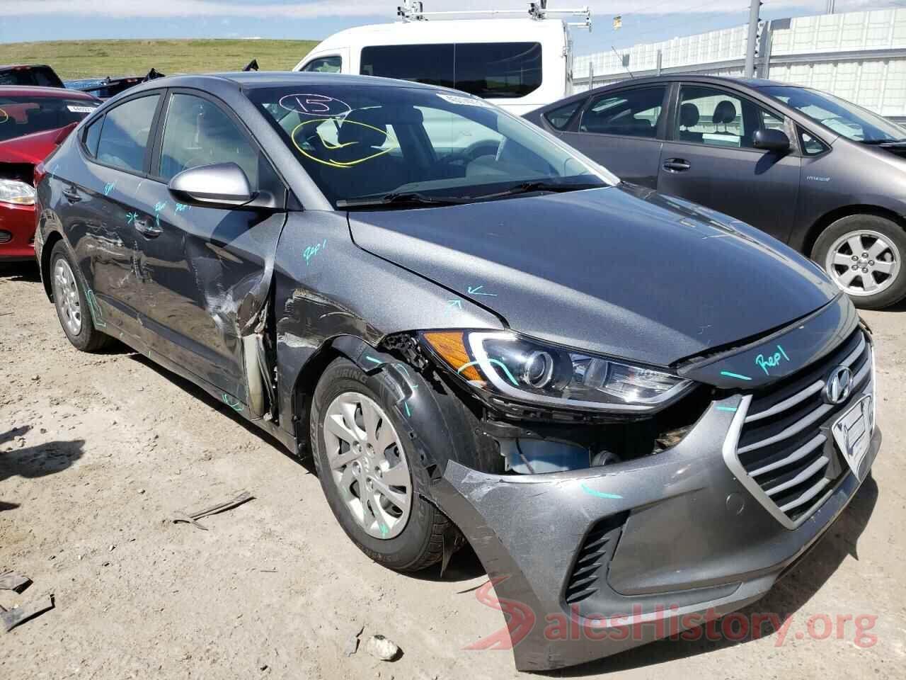 KMHD74LF0JU450676 2018 HYUNDAI ELANTRA