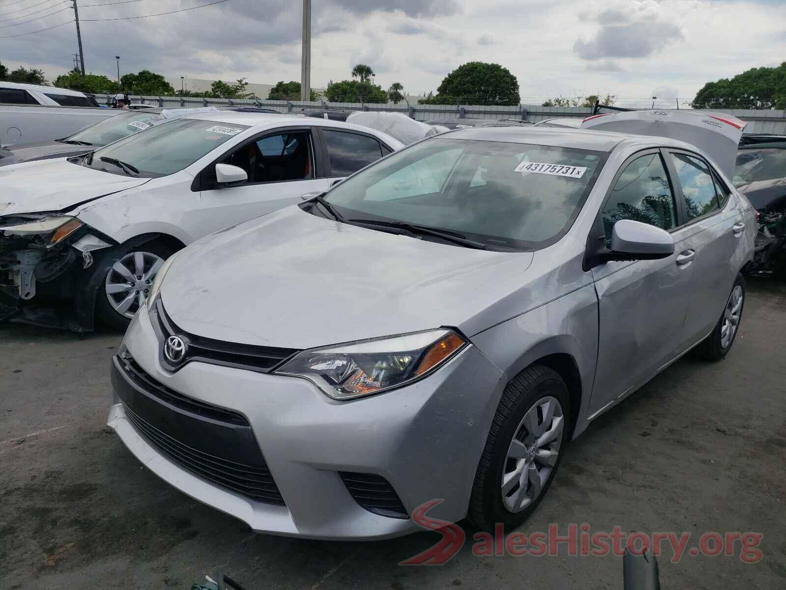 5YFBURHE1GP545383 2016 TOYOTA COROLLA