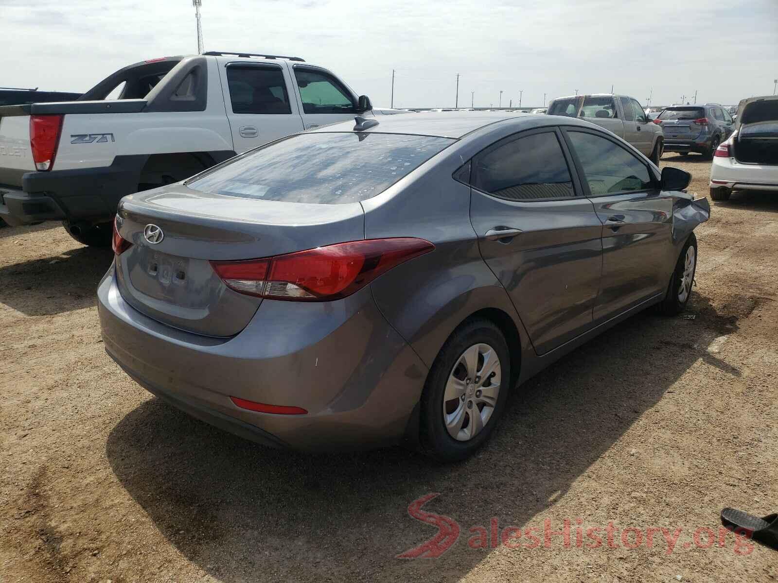 KMHDH4AE0GU647119 2016 HYUNDAI ELANTRA