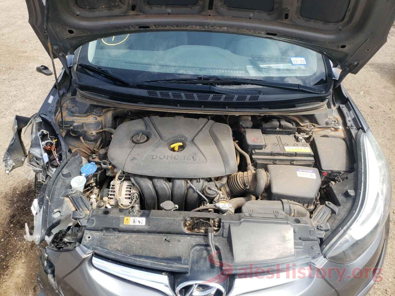 KMHDH4AE0GU647119 2016 HYUNDAI ELANTRA