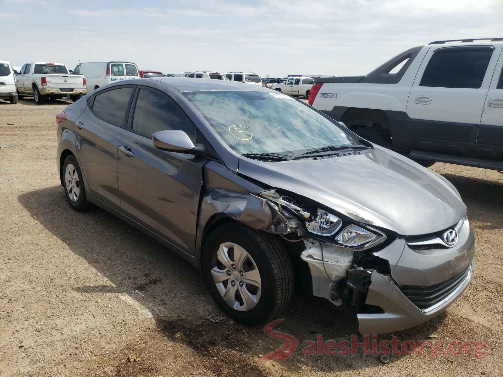 KMHDH4AE0GU647119 2016 HYUNDAI ELANTRA