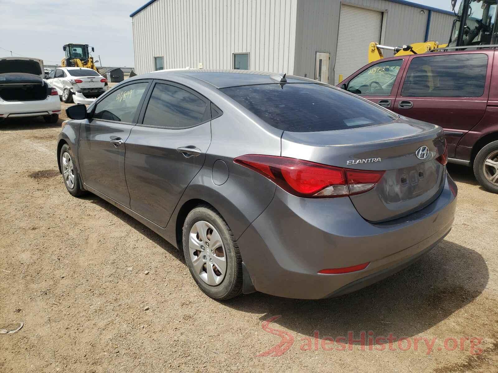 KMHDH4AE0GU647119 2016 HYUNDAI ELANTRA