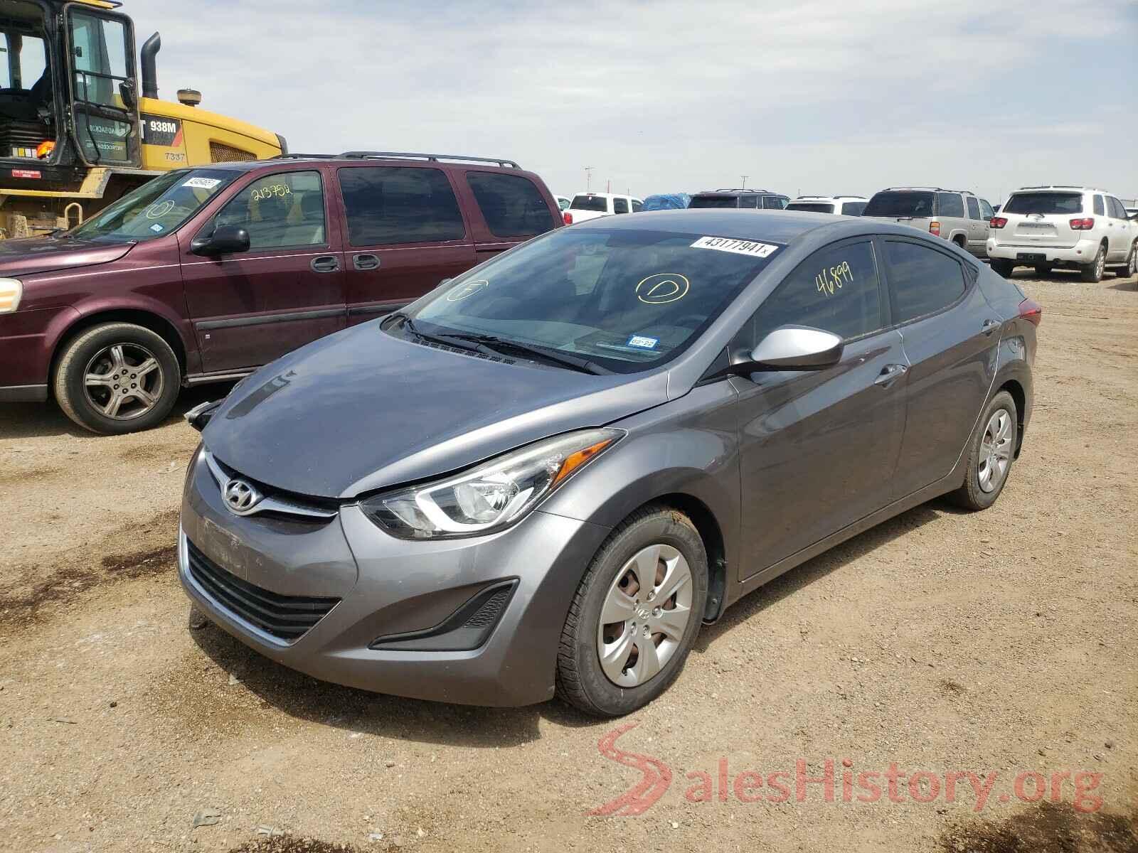 KMHDH4AE0GU647119 2016 HYUNDAI ELANTRA