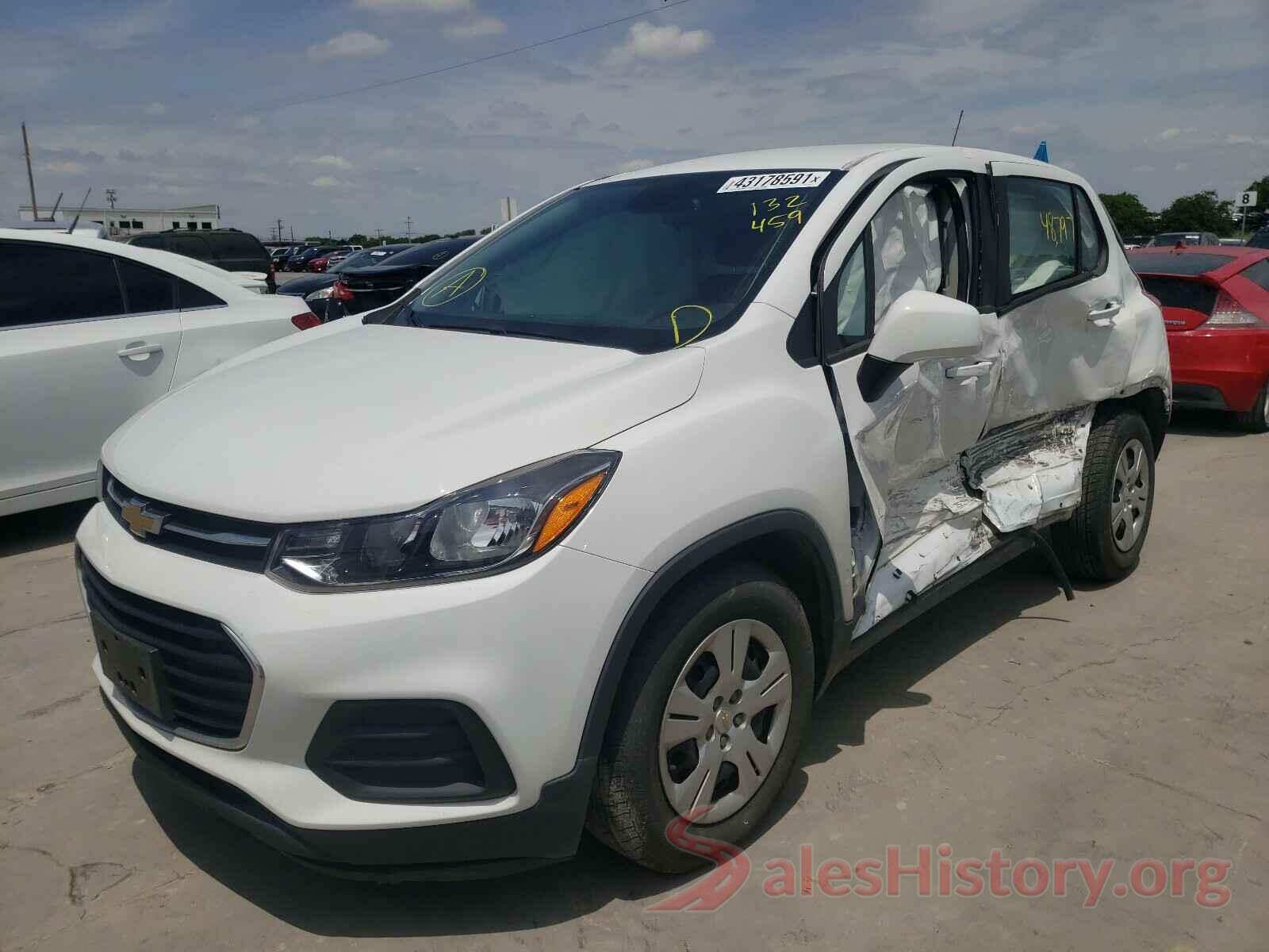 3GNCJKSB2HL132459 2017 CHEVROLET TRAX