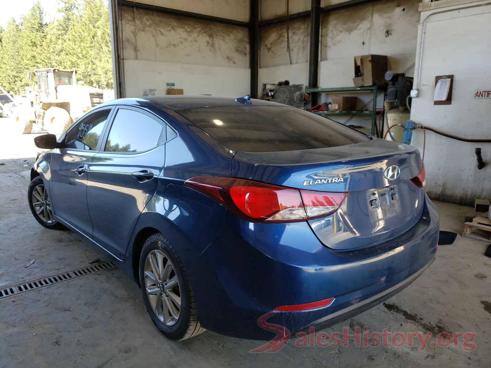 KMHDH4AE5GU518616 2016 HYUNDAI ELANTRA