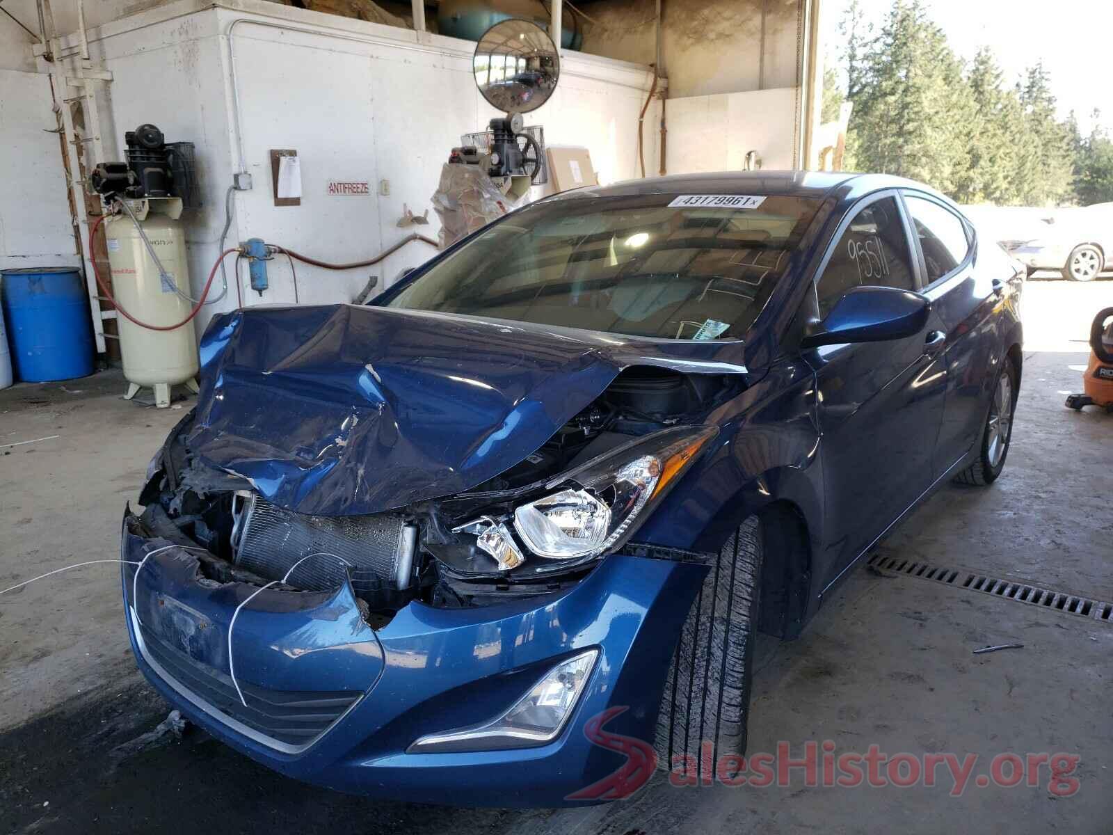 KMHDH4AE5GU518616 2016 HYUNDAI ELANTRA