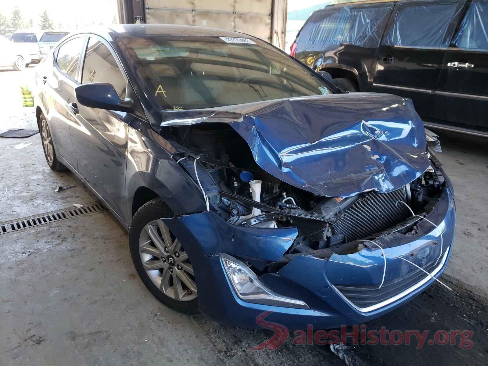 KMHDH4AE5GU518616 2016 HYUNDAI ELANTRA