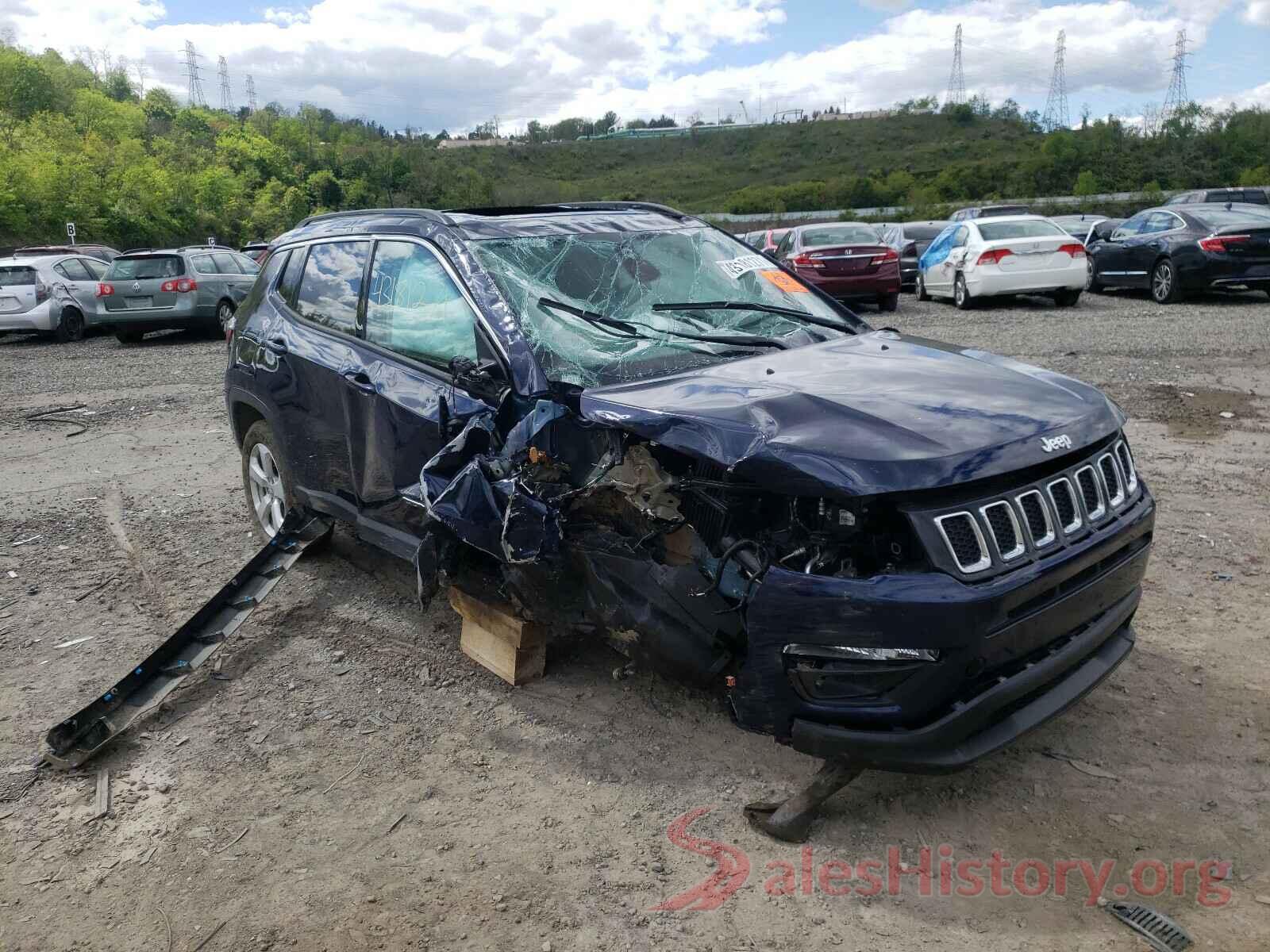 3C4NJDBB6MT566505 2021 JEEP COMPASS