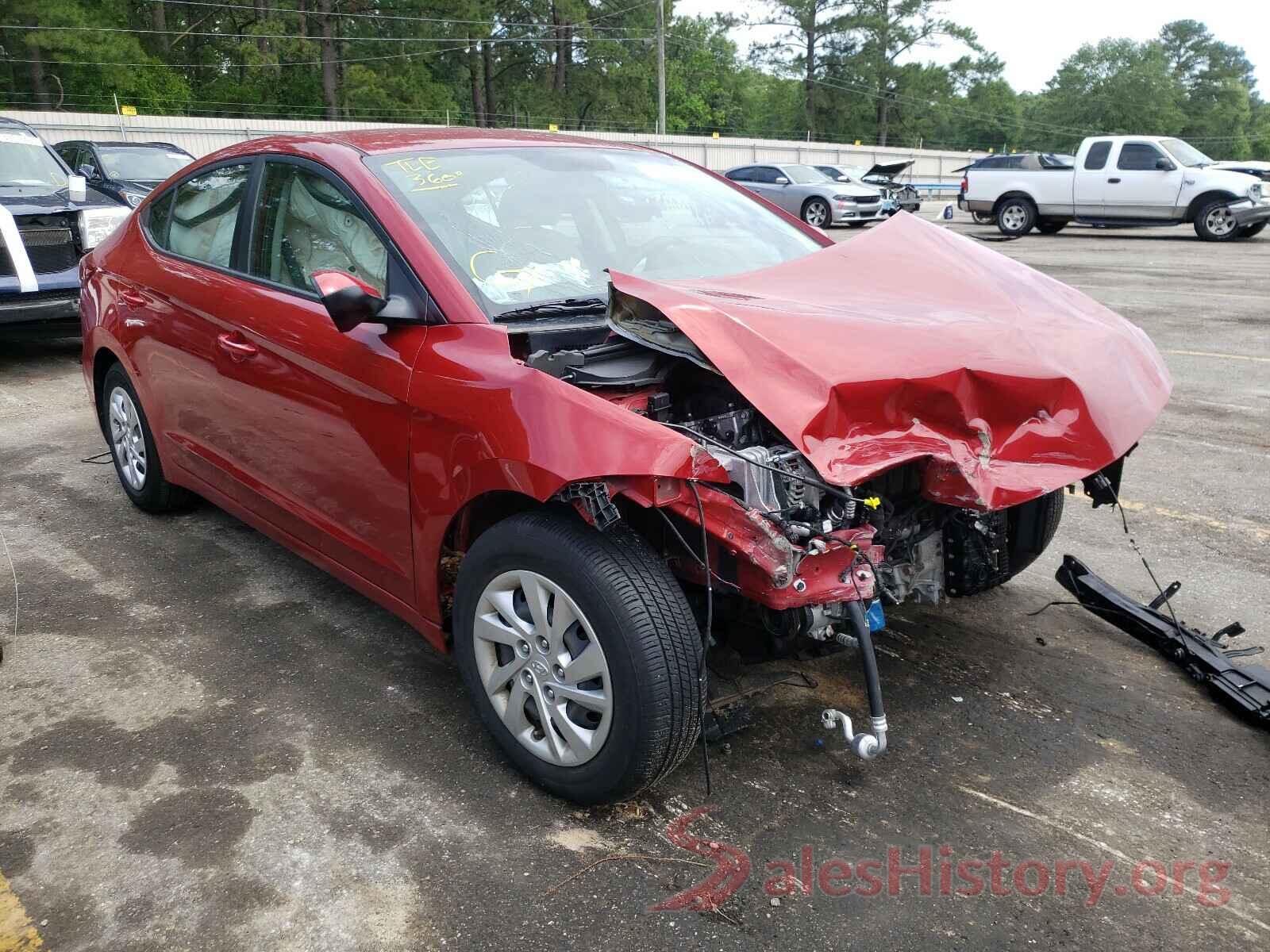 KMHD74LF9HU061884 2017 HYUNDAI ELANTRA