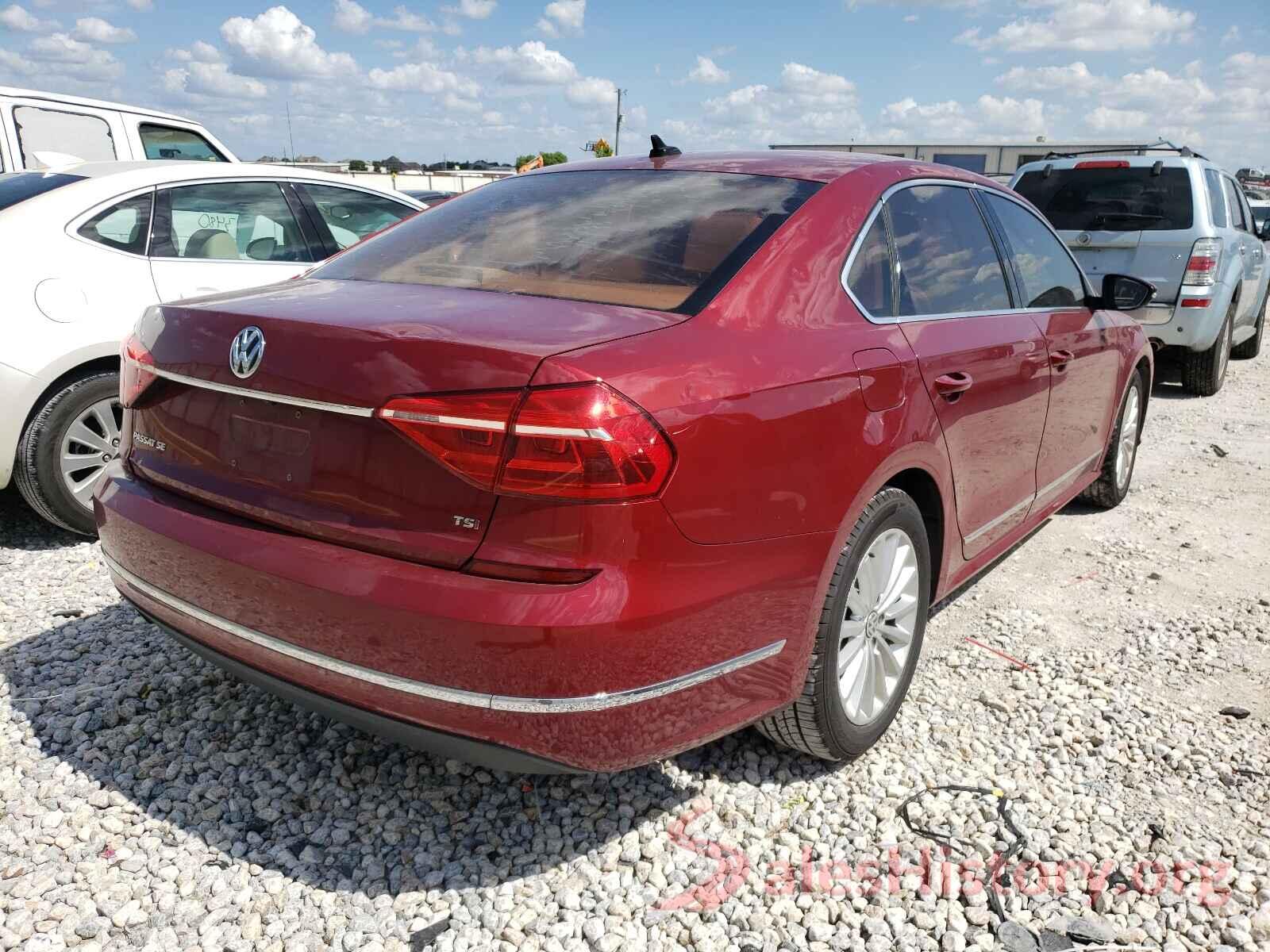 1VWBS7A35GC006984 2016 VOLKSWAGEN PASSAT