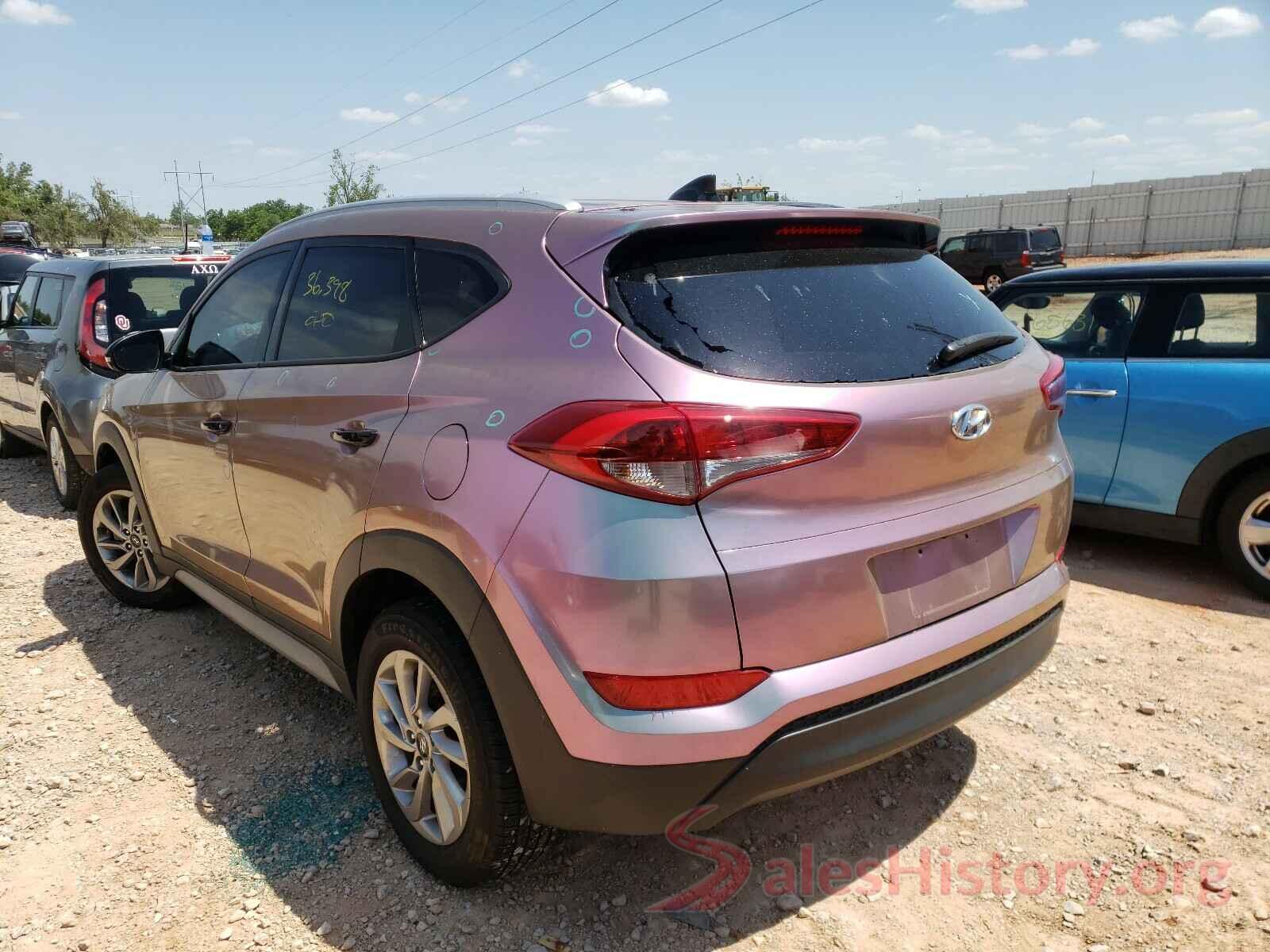 KM8J3CA47HU438030 2017 HYUNDAI TUCSON