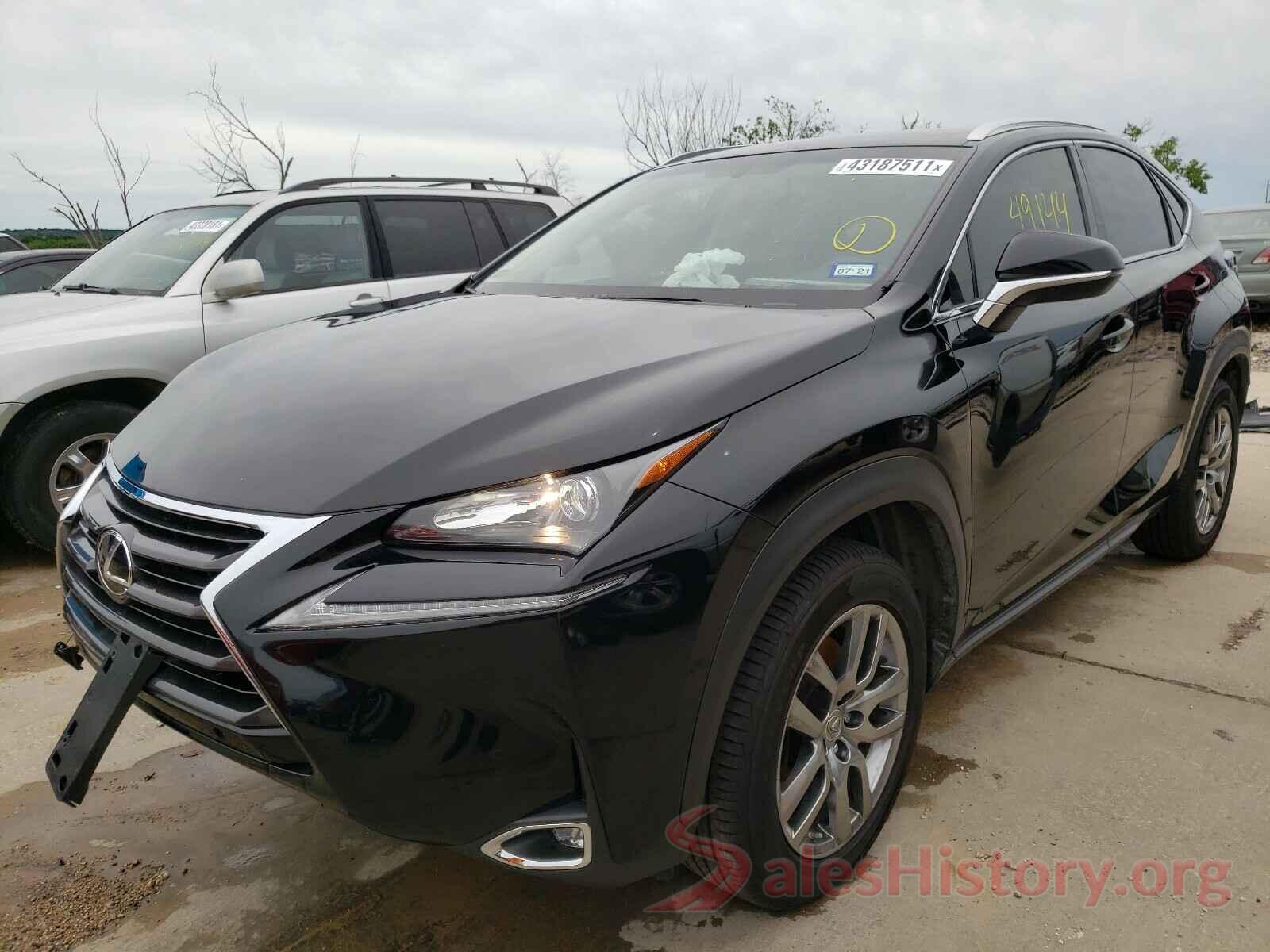 JTJYARBZ6G2048467 2016 LEXUS NX