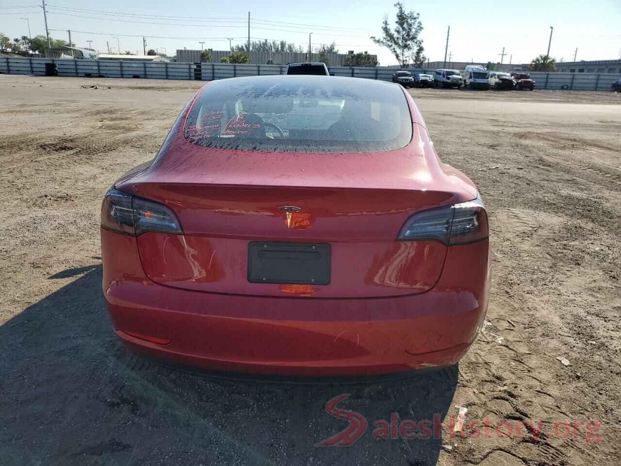 5YJ3E1EA3NF371054 2022 TESLA MODEL 3