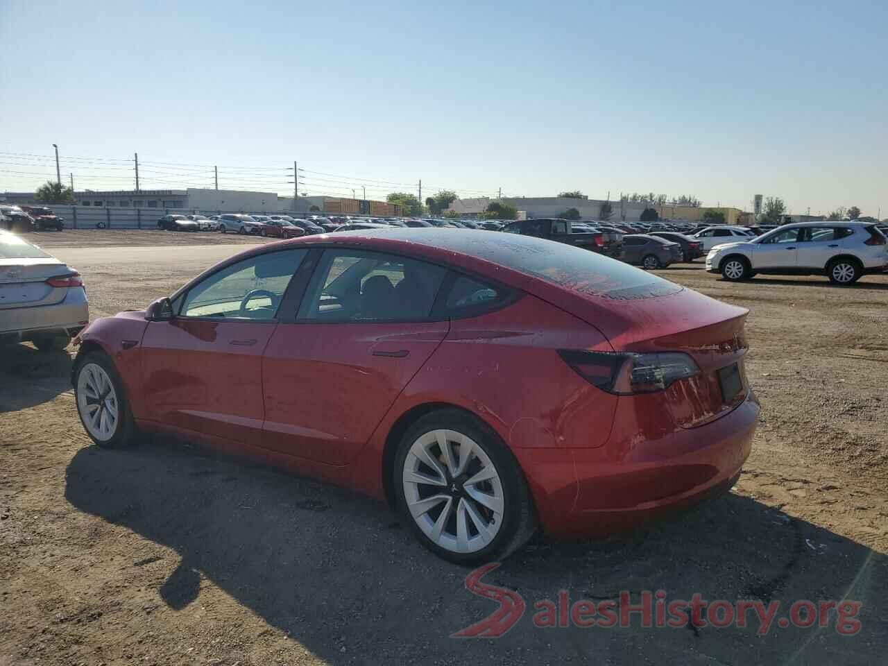 5YJ3E1EA3NF371054 2022 TESLA MODEL 3