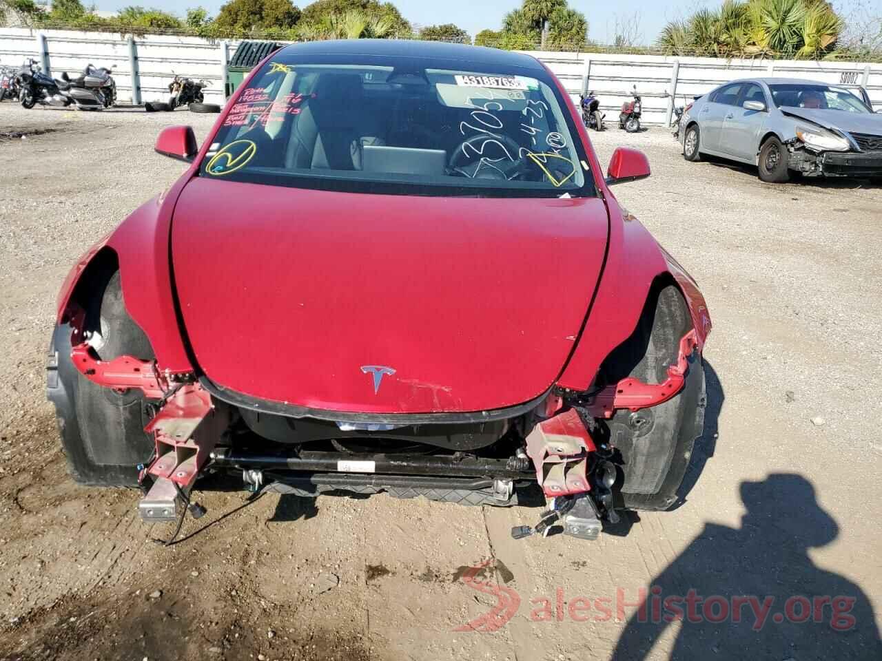 5YJ3E1EA3NF371054 2022 TESLA MODEL 3