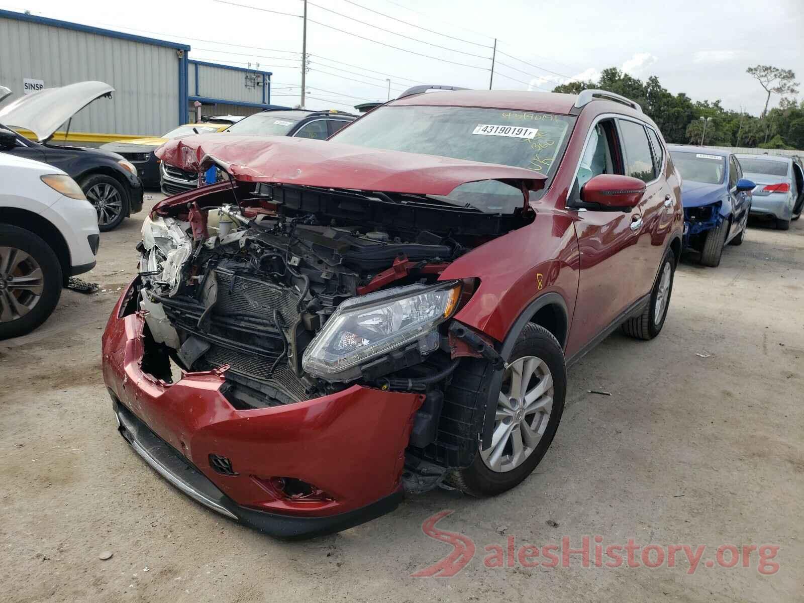 5N1AT2MN0GC922821 2016 NISSAN ROGUE