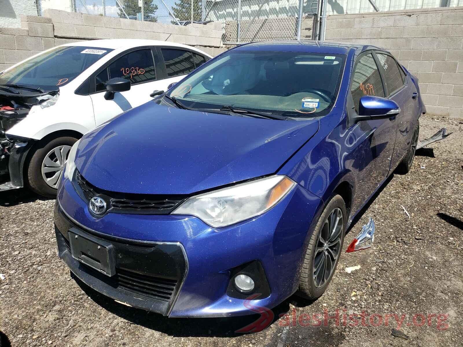 5YFBURHE3GP473697 2016 TOYOTA COROLLA