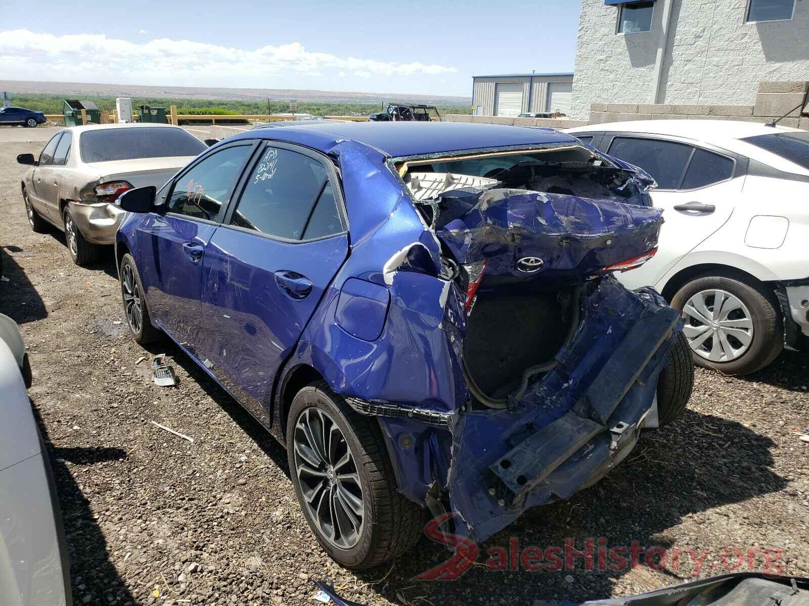 5YFBURHE3GP473697 2016 TOYOTA COROLLA