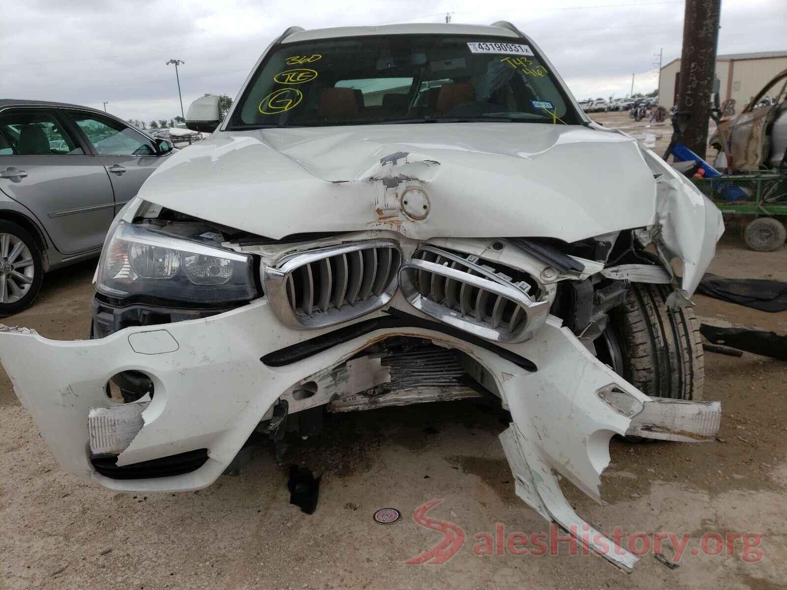 5UXWZ7C56G0T43467 2016 BMW X3