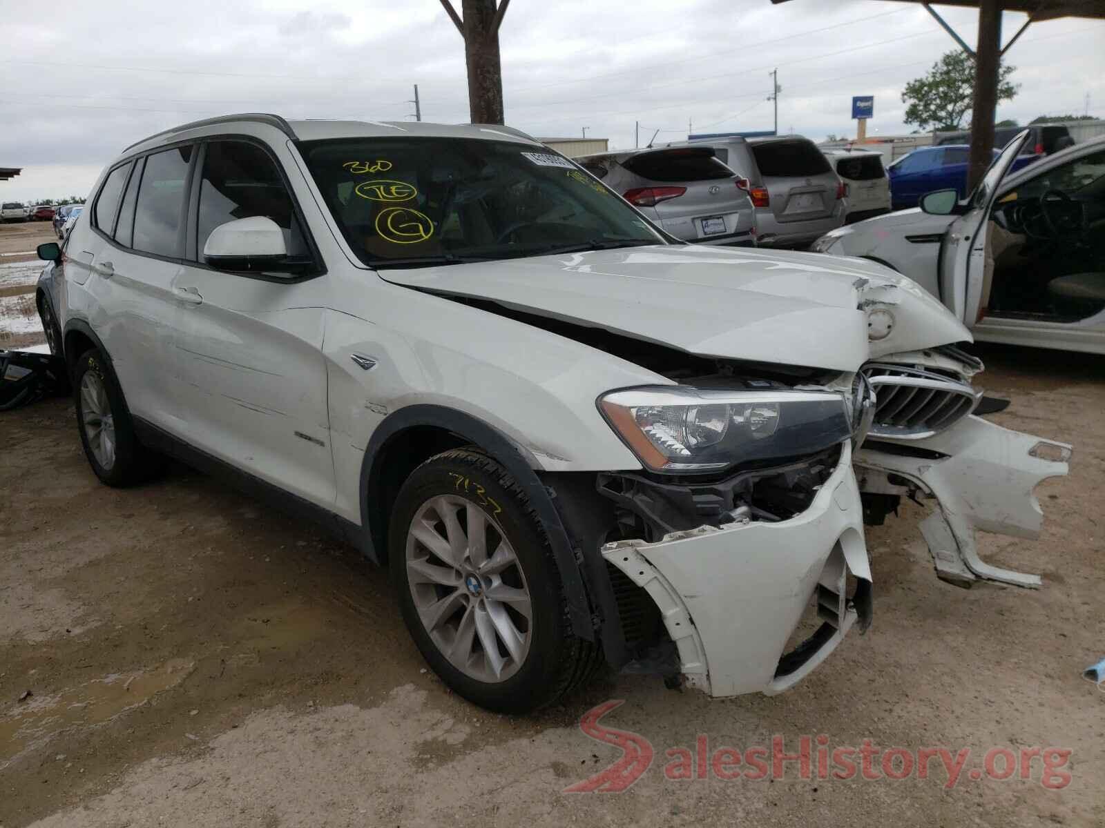 5UXWZ7C56G0T43467 2016 BMW X3