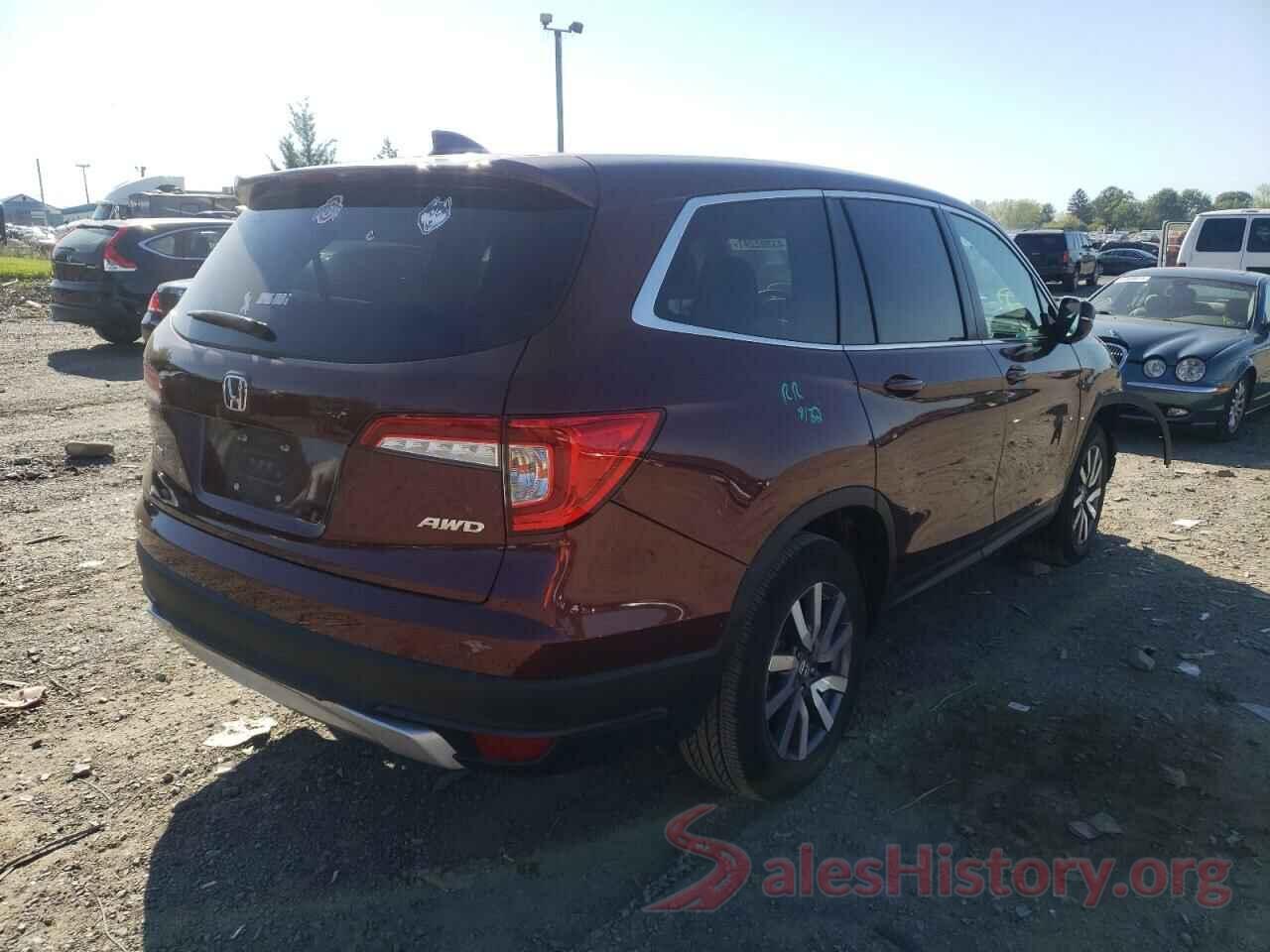 5FNYF6H57KB010081 2019 HONDA PILOT