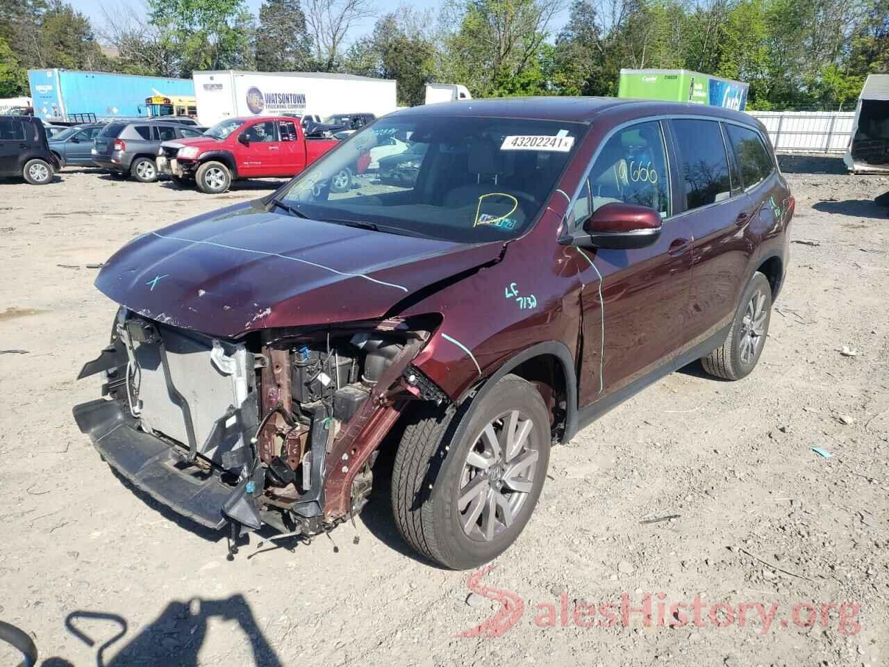 5FNYF6H57KB010081 2019 HONDA PILOT