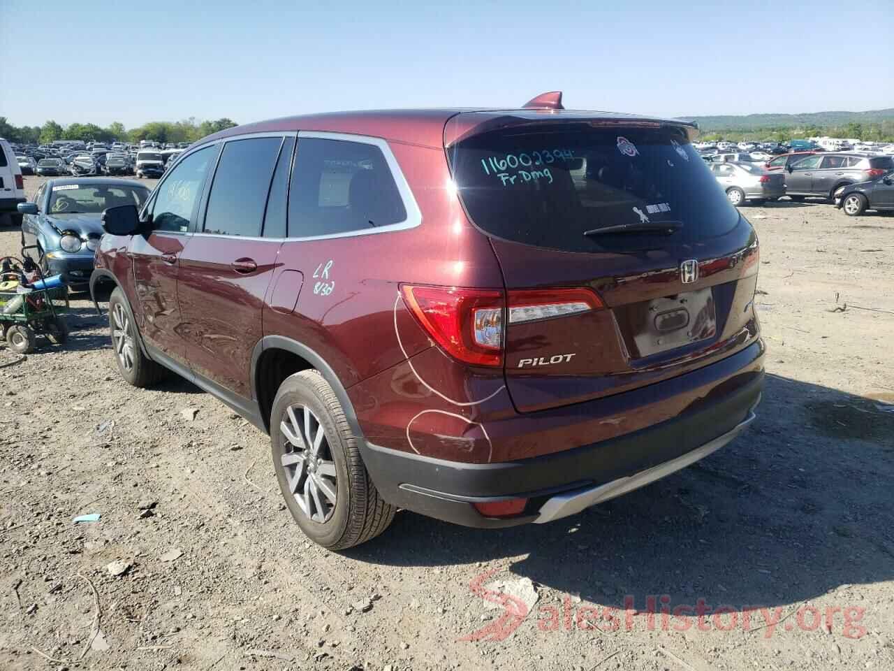 5FNYF6H57KB010081 2019 HONDA PILOT