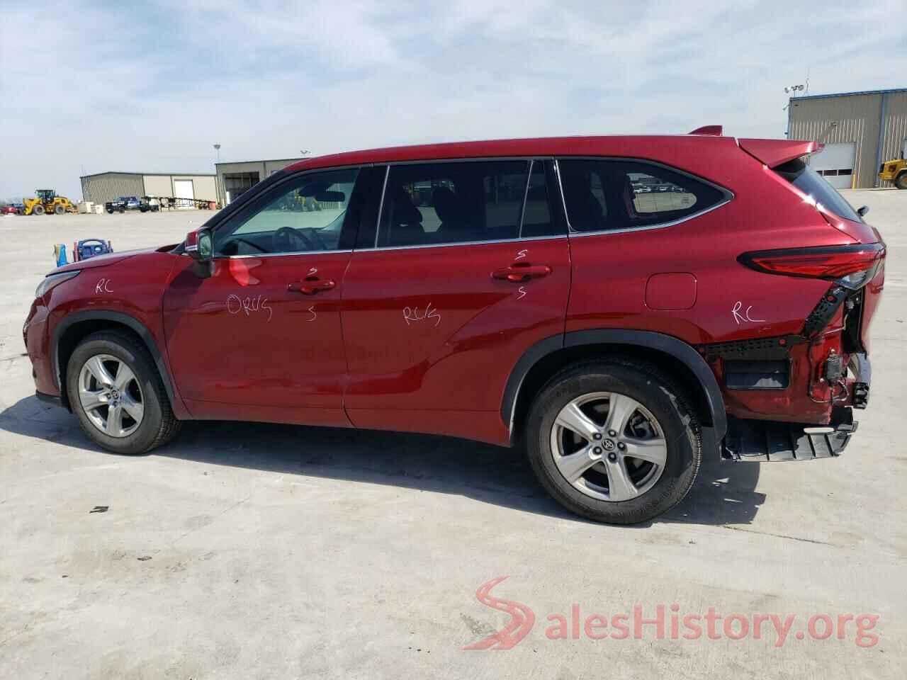 5TDZZRAH5MS532031 2021 TOYOTA HIGHLANDER