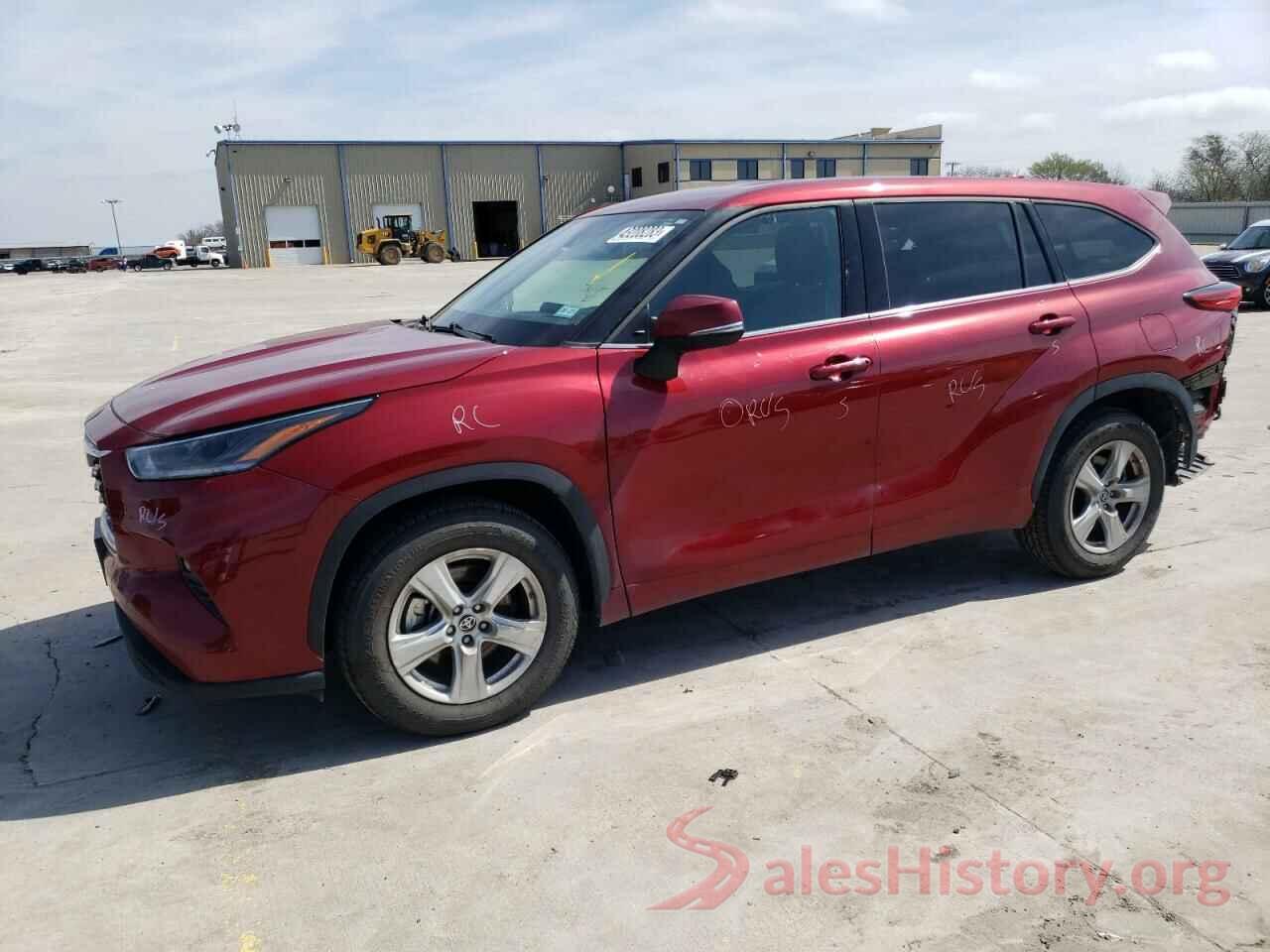 5TDZZRAH5MS532031 2021 TOYOTA HIGHLANDER