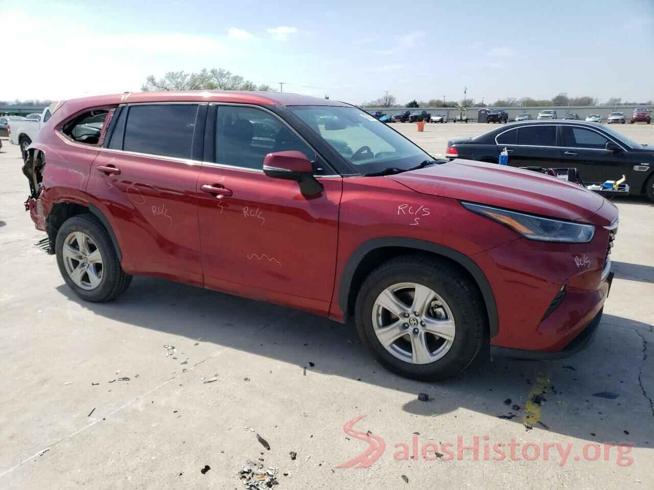 5TDZZRAH5MS532031 2021 TOYOTA HIGHLANDER