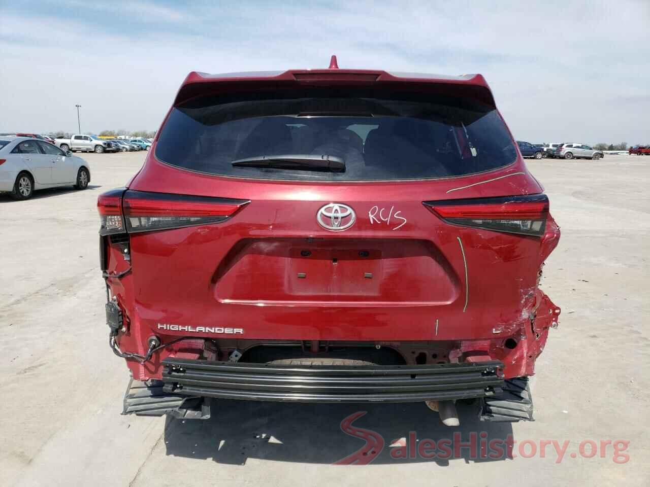 5TDZZRAH5MS532031 2021 TOYOTA HIGHLANDER